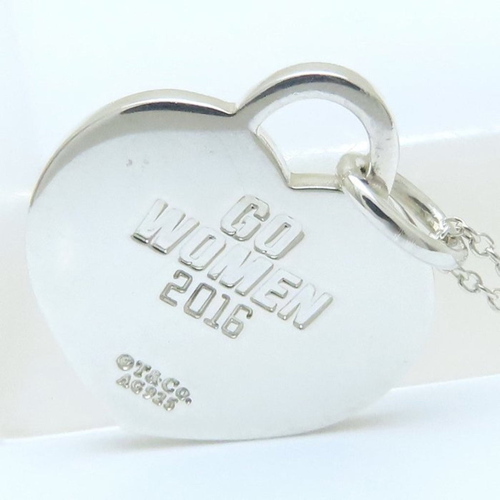 Heart Pendant Necklace Sterling Silver