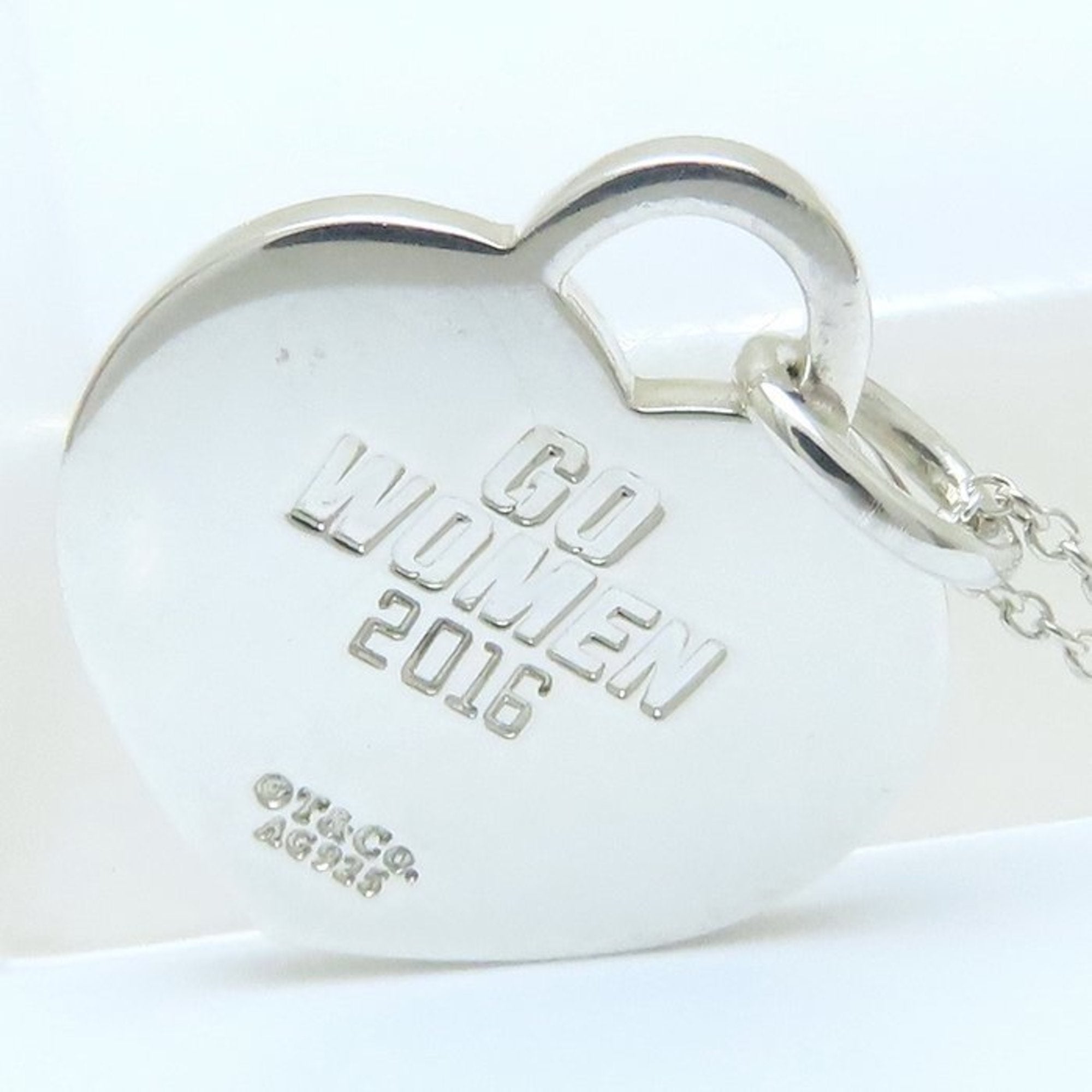 Heart Pendant Necklace Sterling Silver