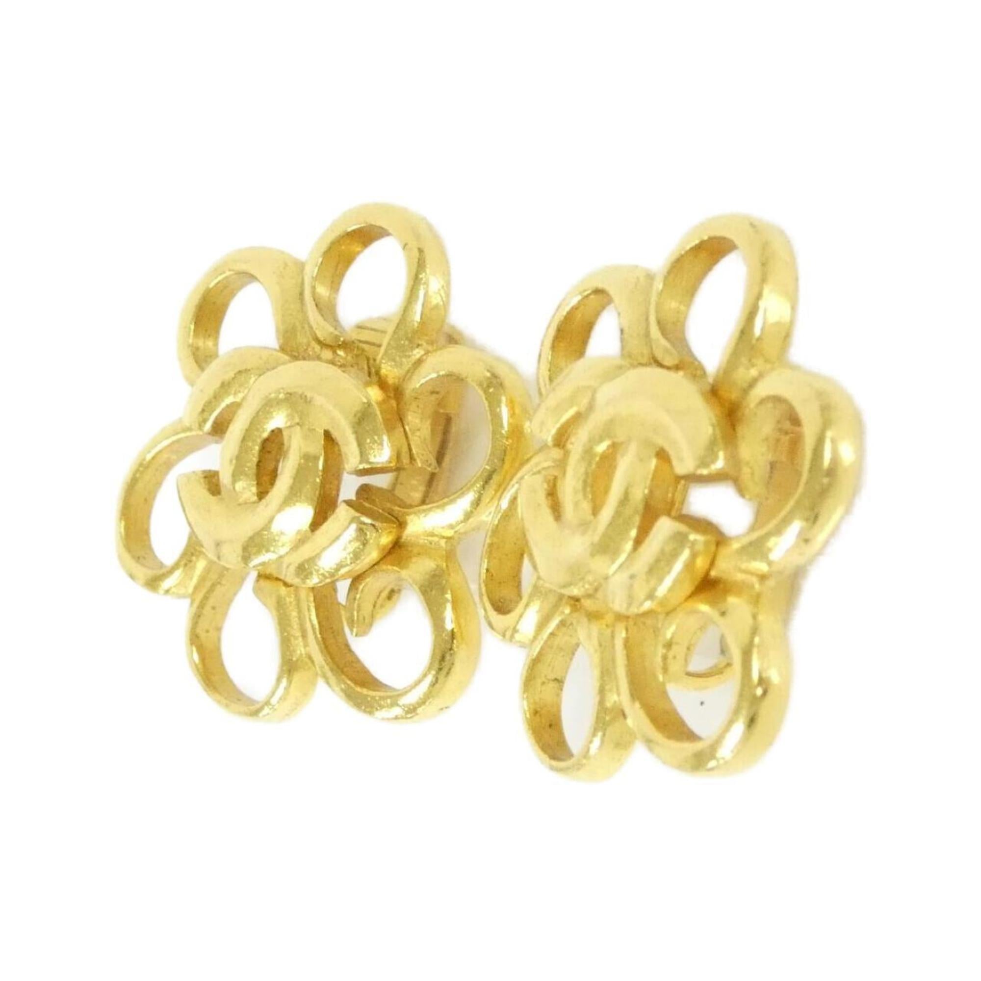 Earrings Gold-Tone Metal