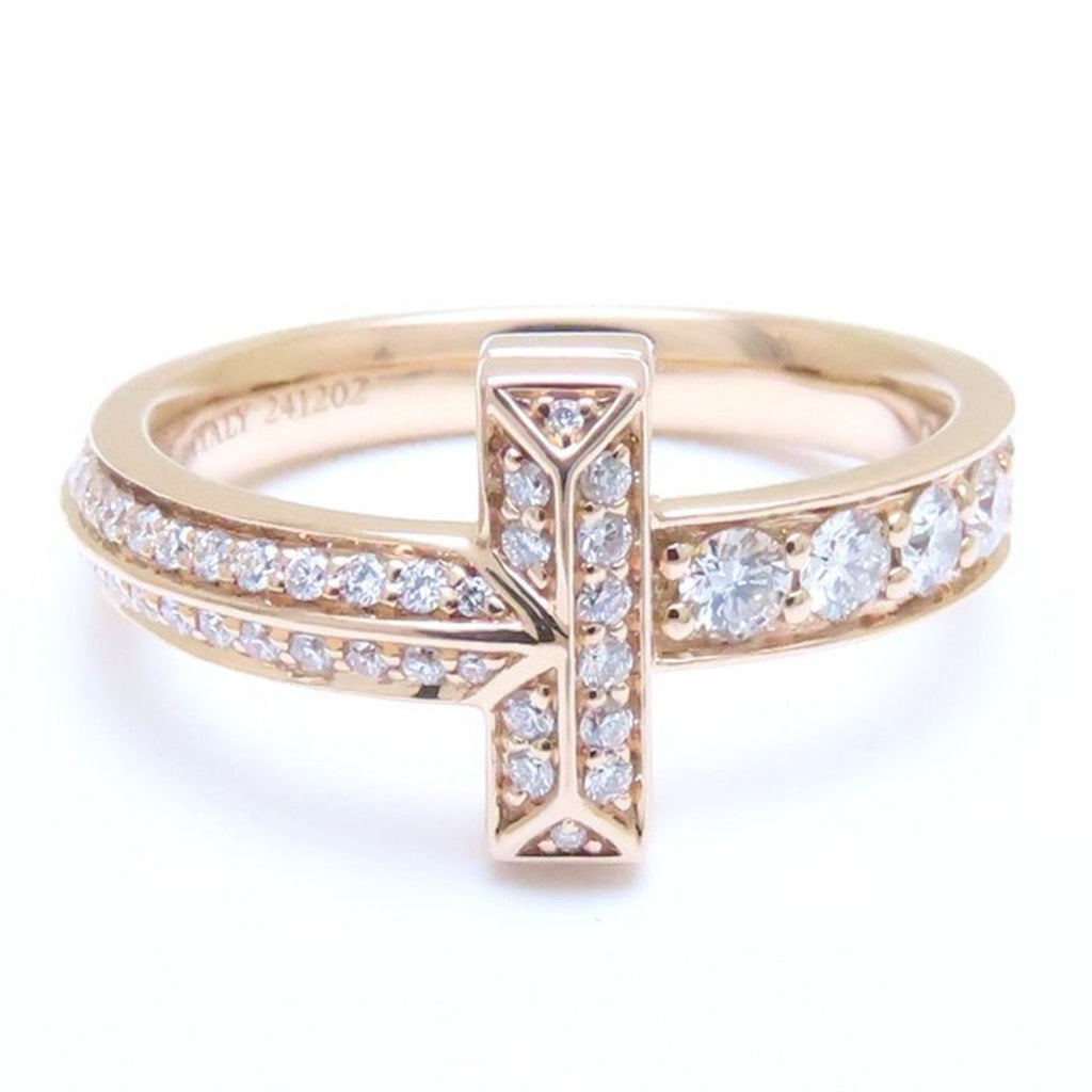 T‑One Ring 18K Rose Gold with Diamond