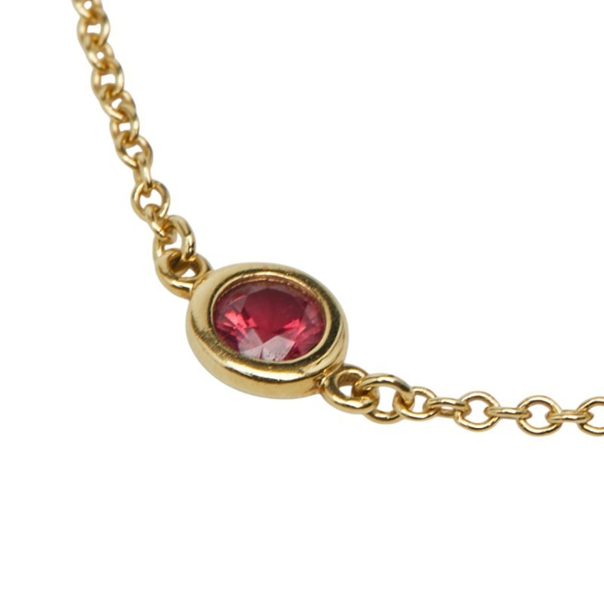 Elsa Peretti Diamonds By The Yard Pendant Necklace 18K Yellow Gold
