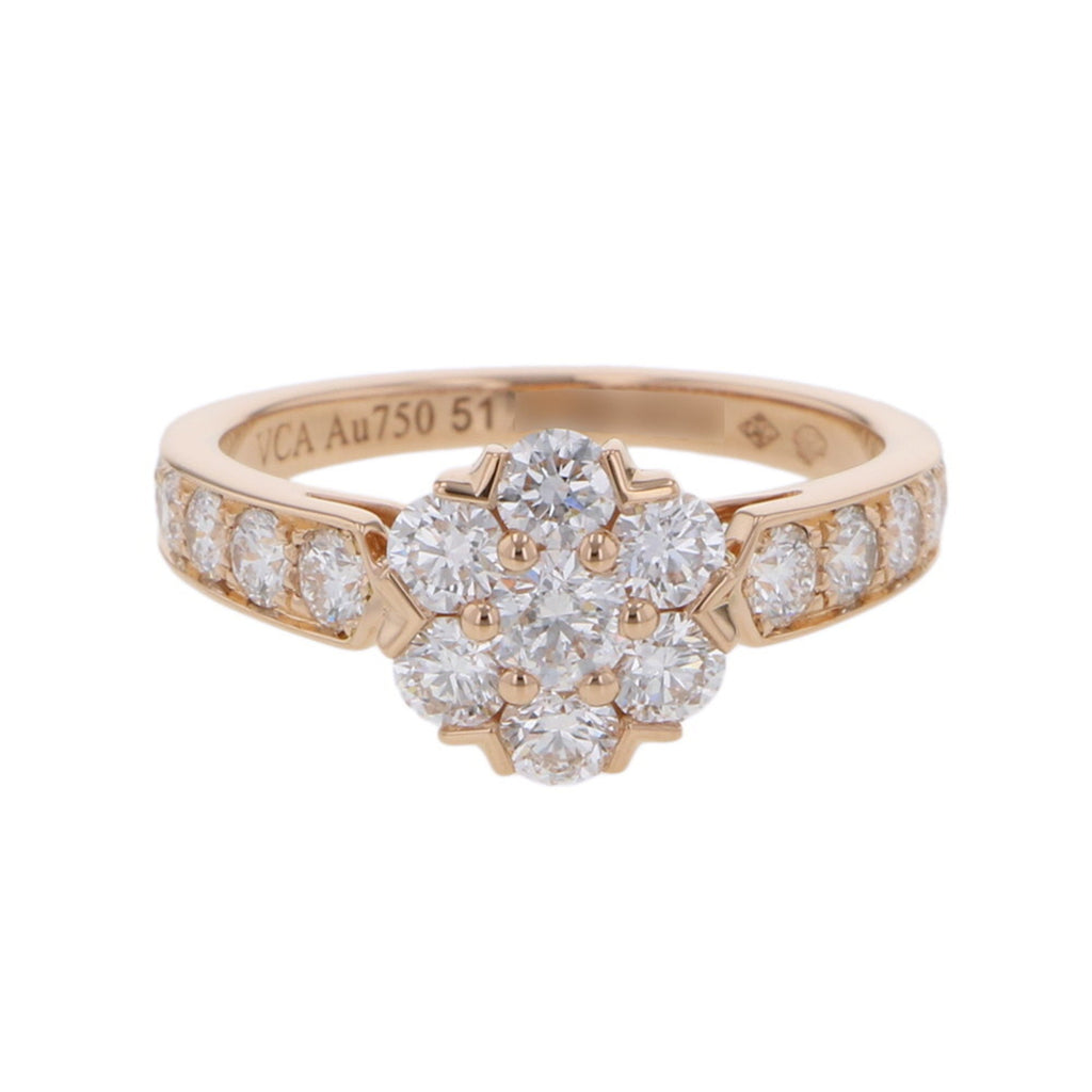 Fleurette Ring 18K Rose Gold and Diamond