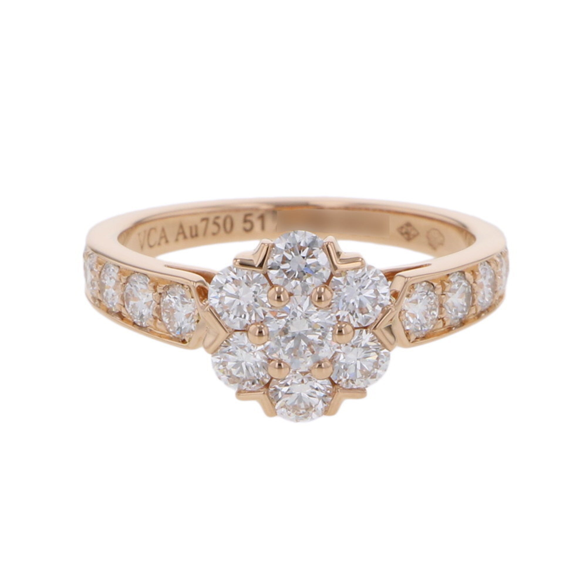 Fleurette Ring 18K Rose Gold and Diamond