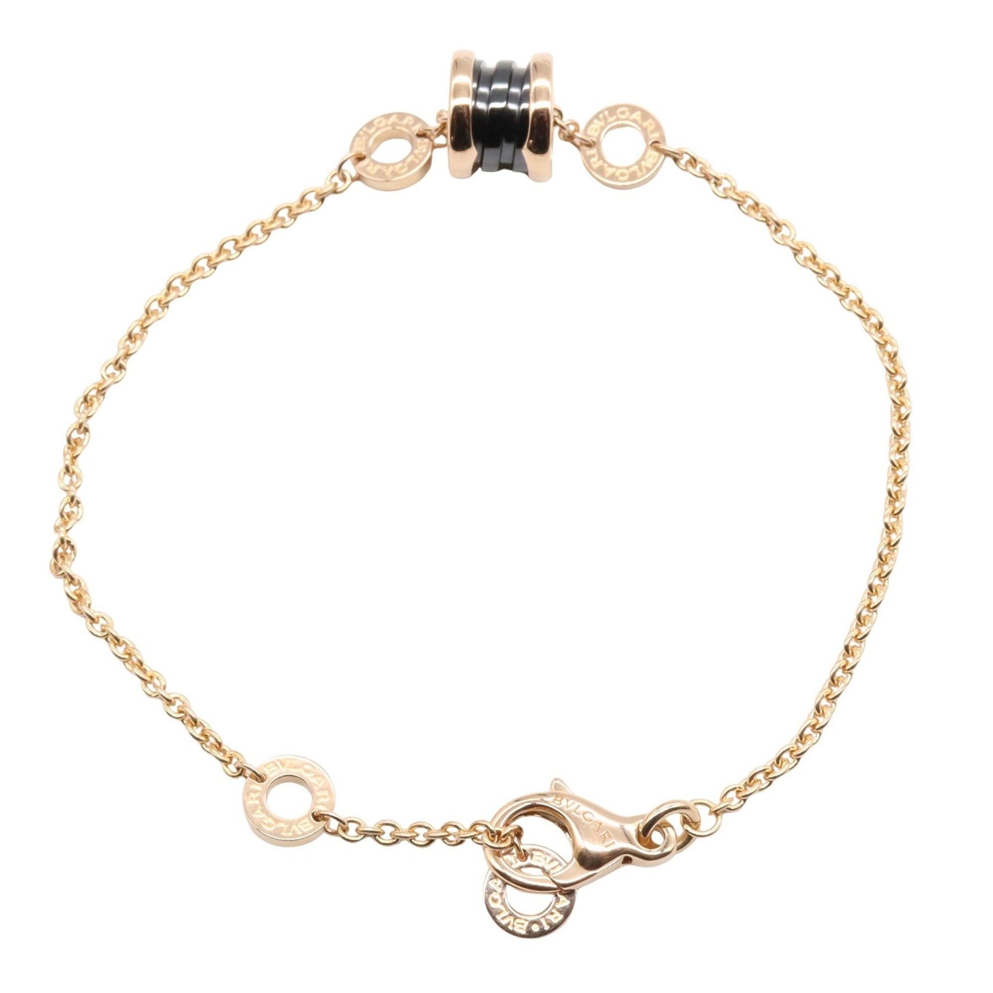 B Bracelet Ceramic and 18K Rose Gold