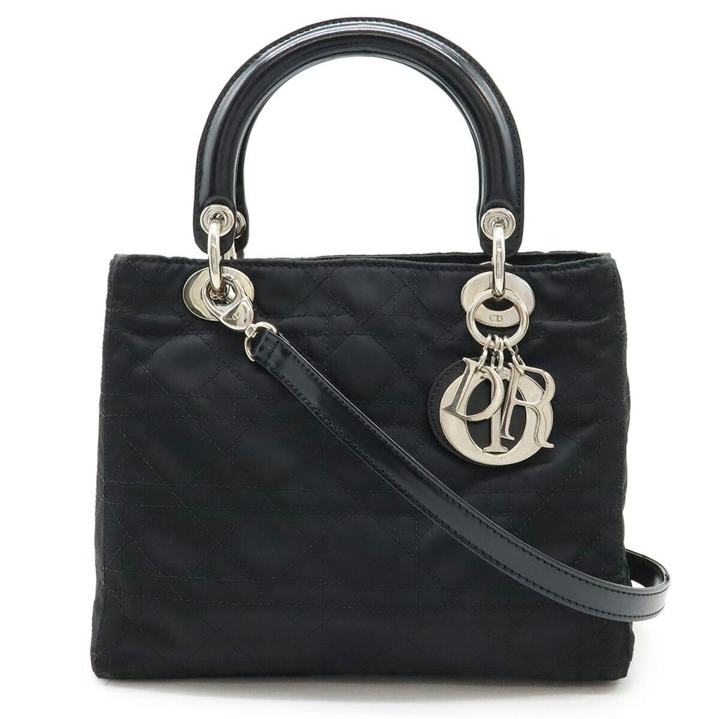 Vintage Lady Dior Bag Cannage Quilt Satin Medium