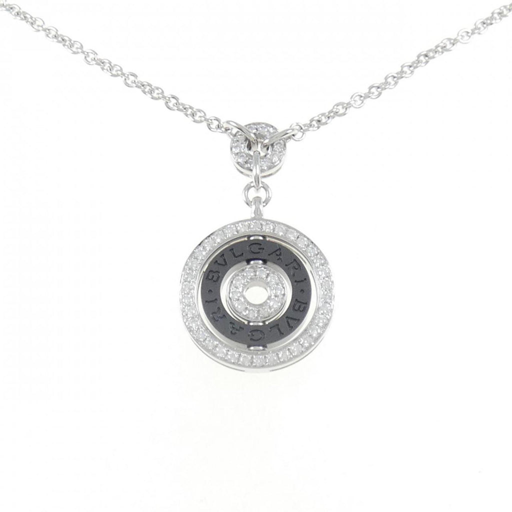 Astrale Pendant Necklace Ceramic and 18K White Gold with Diamond