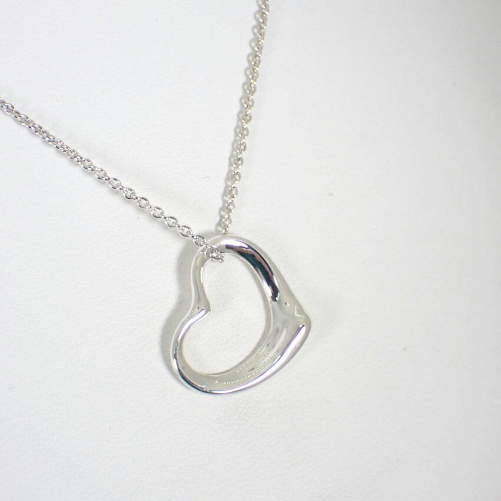 Heart Pendant Necklace Sterling Silver