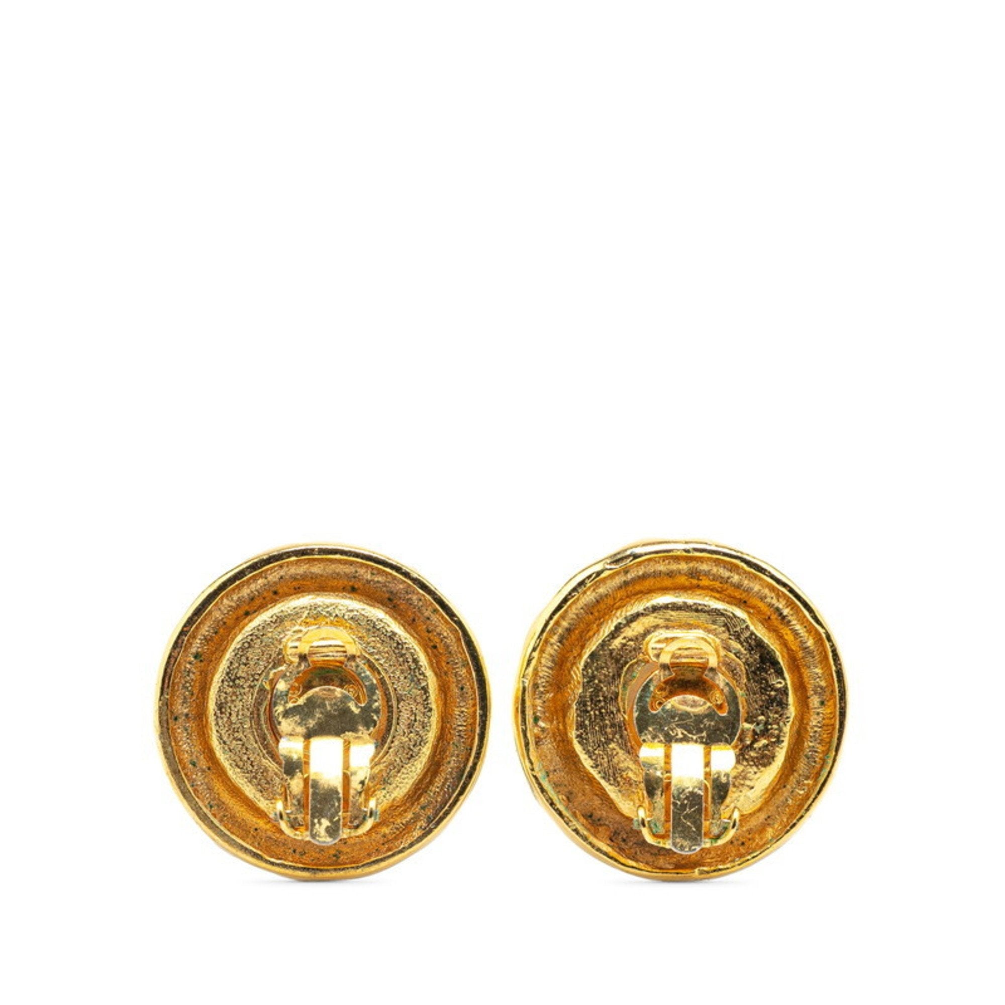 Clip-On Earrings Pearl Clip-On 18K Yellow Gold