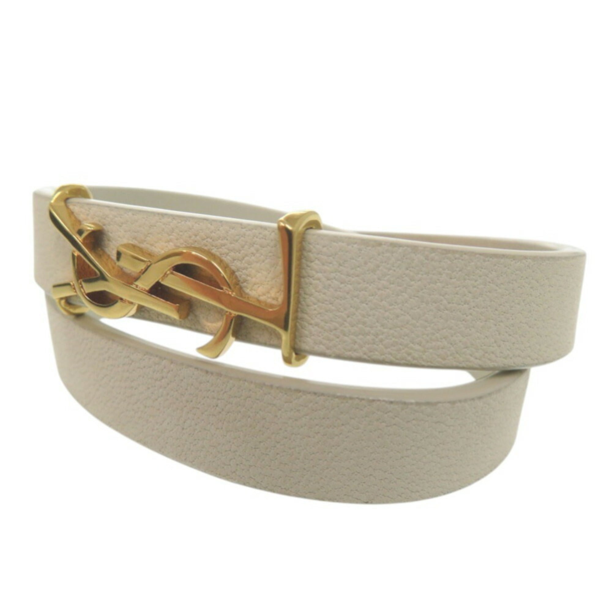 Charm Bracelet Leather White