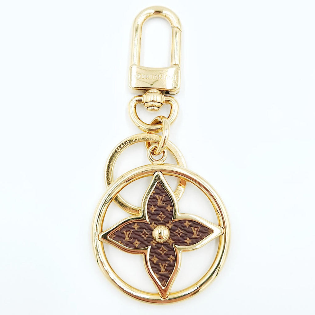 Bag Charm Metal and Monogram Handbag Charm