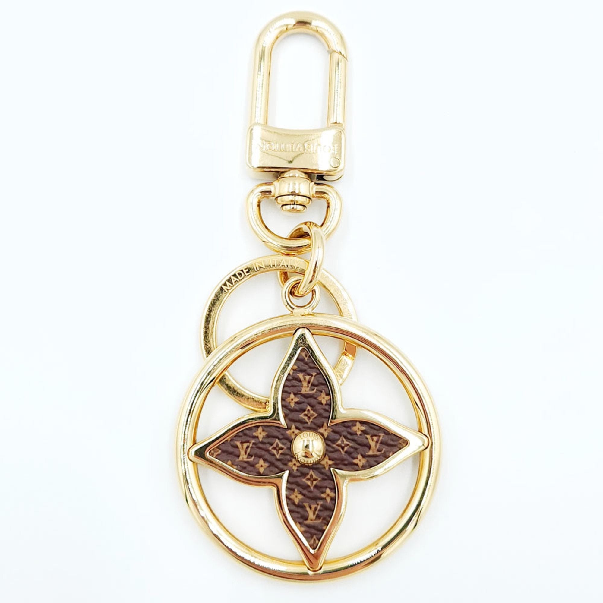 Bag Charm Metal and Monogram Handbag Charm
