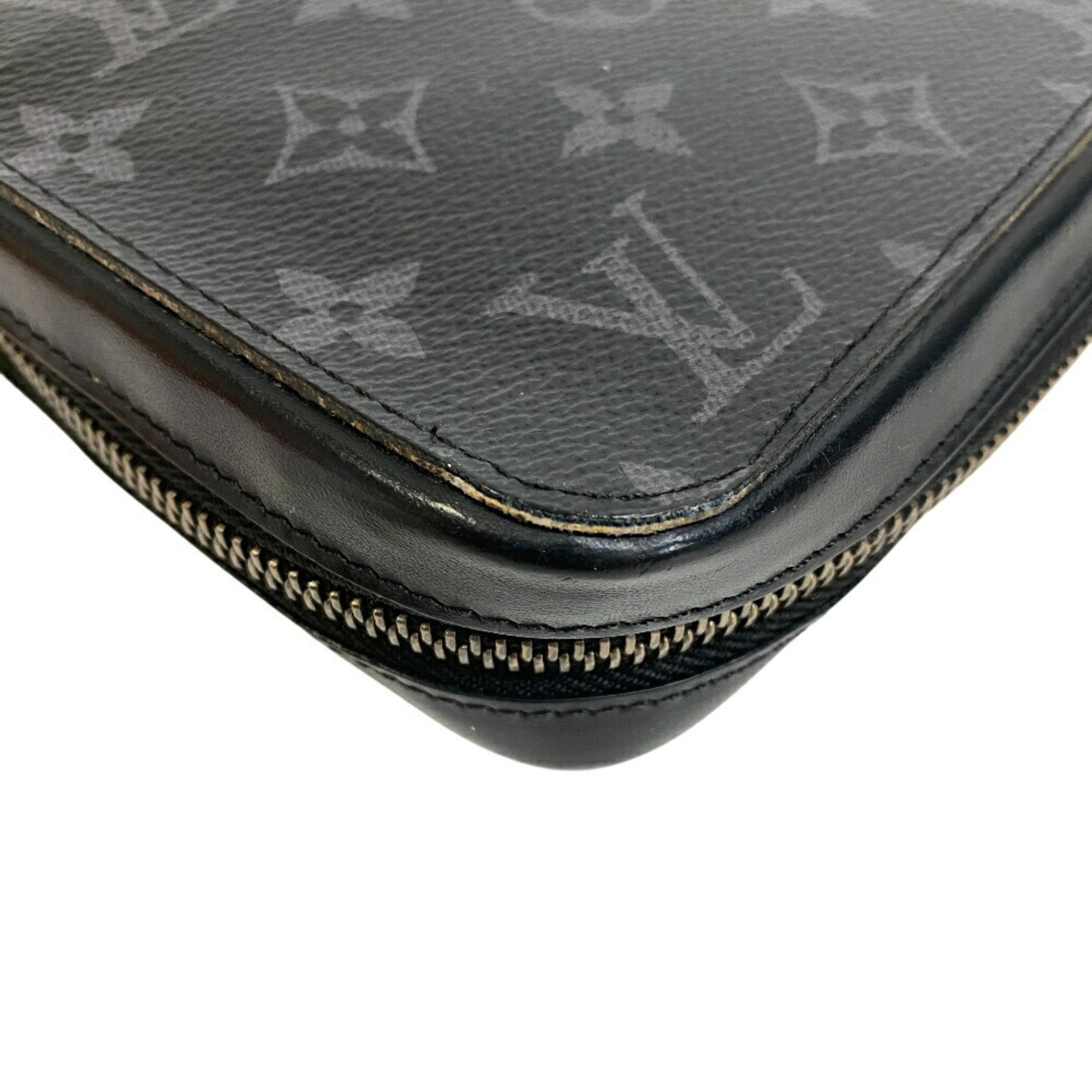 S Lock Vertical Wearable Wallet Monogram Eclipse Canvas