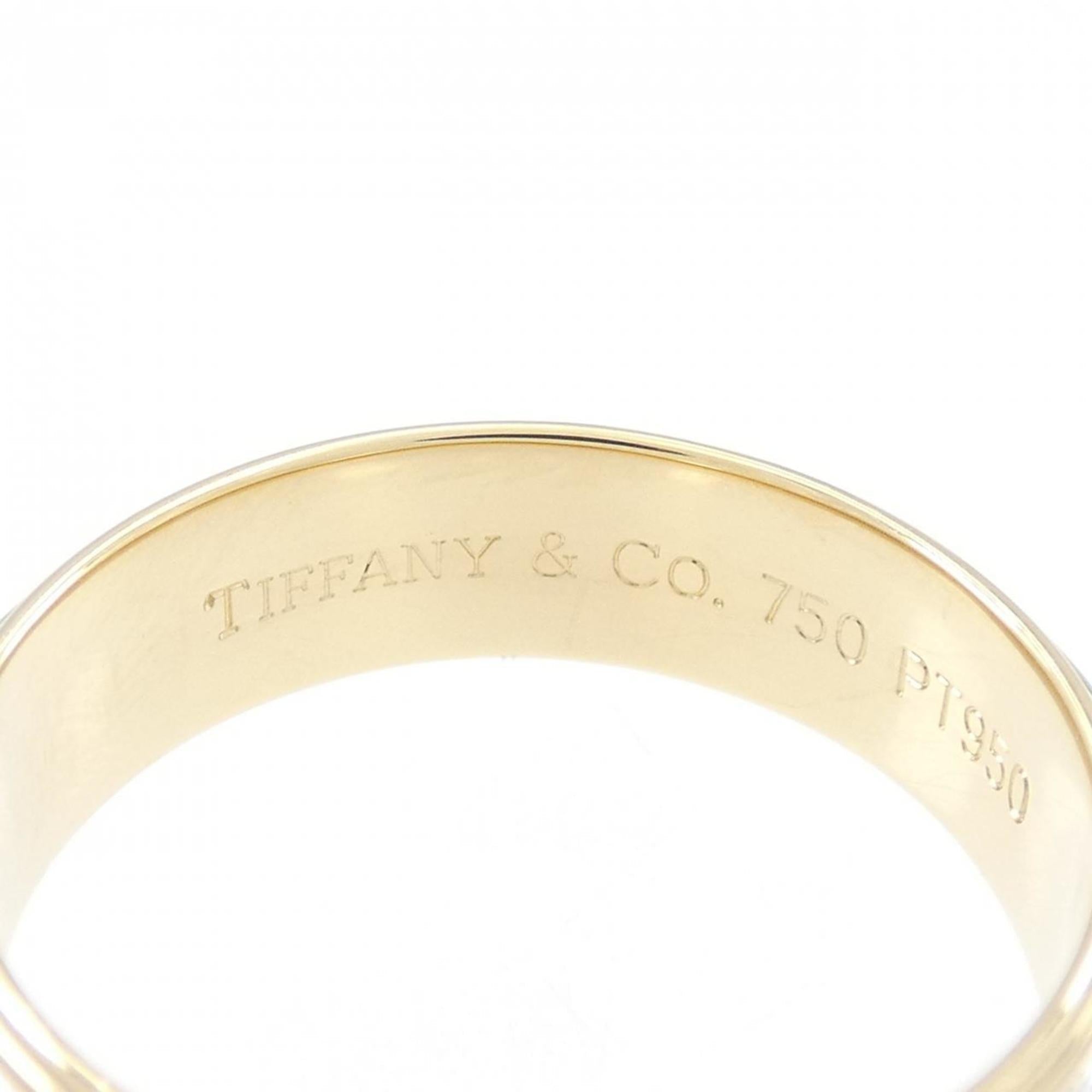 Milgrain Ring 18K Yellow Gold and Platinum