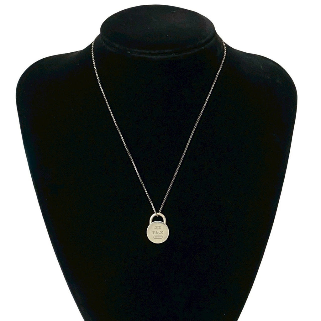 Round Rock Pendant Necklace Sterling Silver
