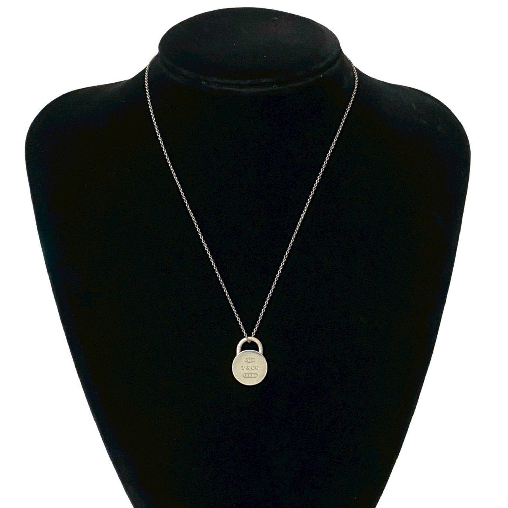 Round Rock Pendant Necklace Sterling Silver