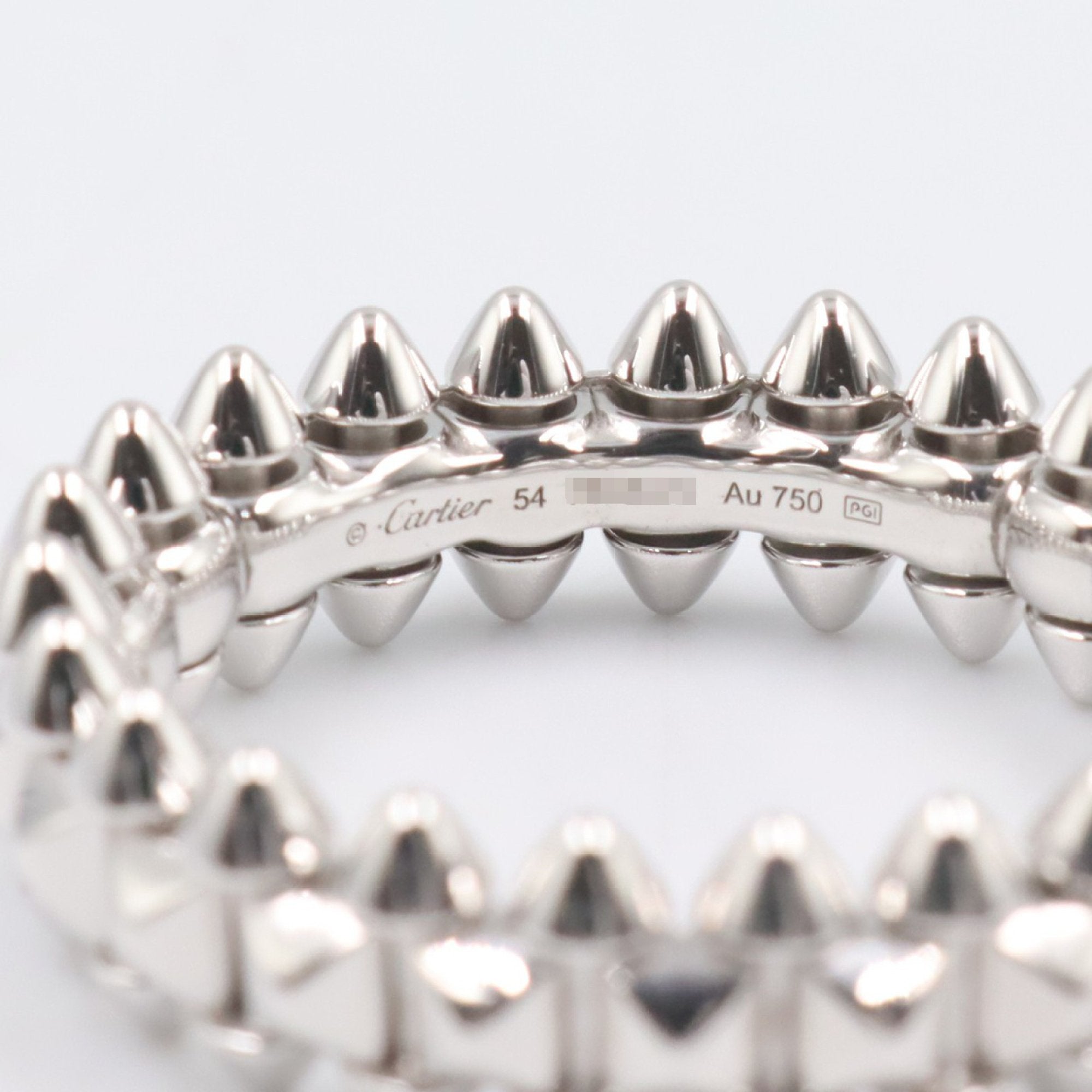 Crushed Ring 18K White Gold