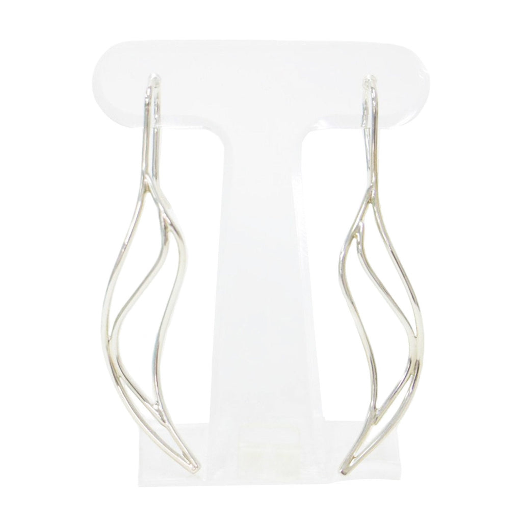 Elsa Peretti Earrings Sterling Silver 50mm Sterling Silver