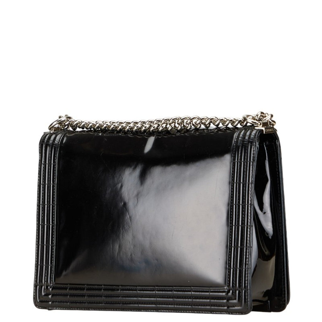 Reverso Boy Flap Bag Glazed Calfskin Large
