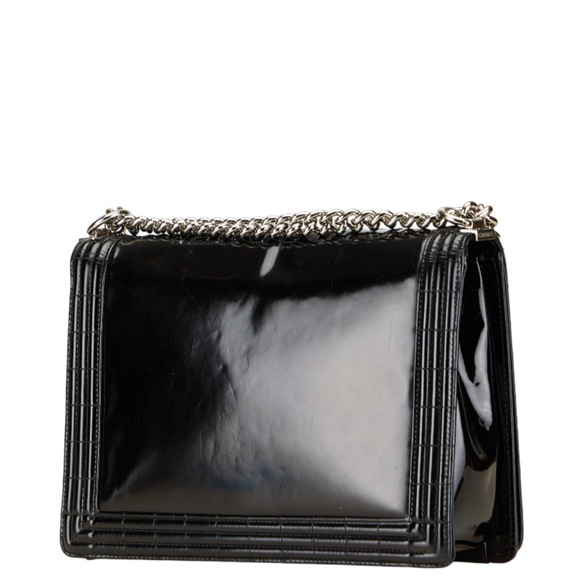 Reverso Boy Flap Bag Glazed Calfskin Large