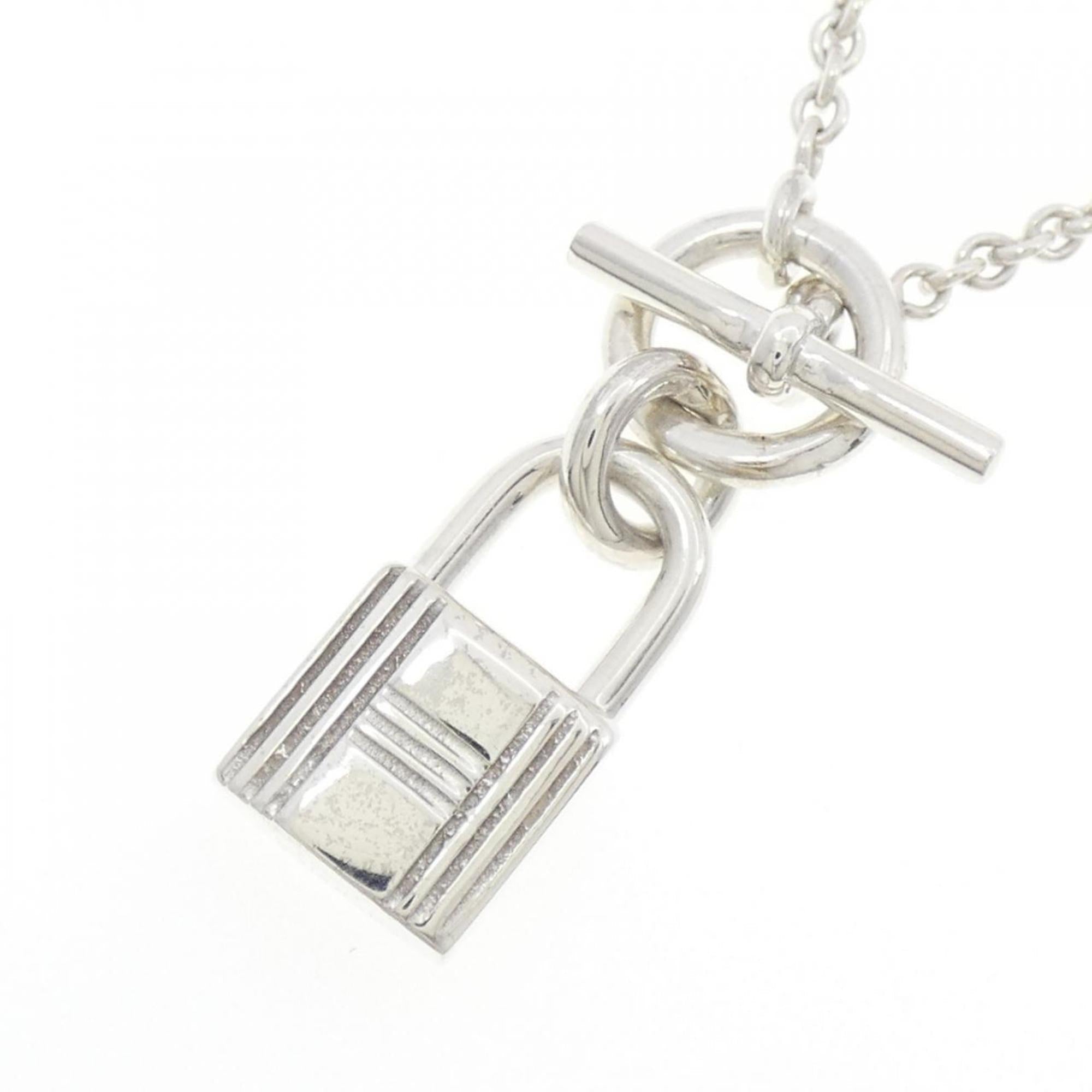 Amulet Padlock Pendant Necklace Sterling Silver