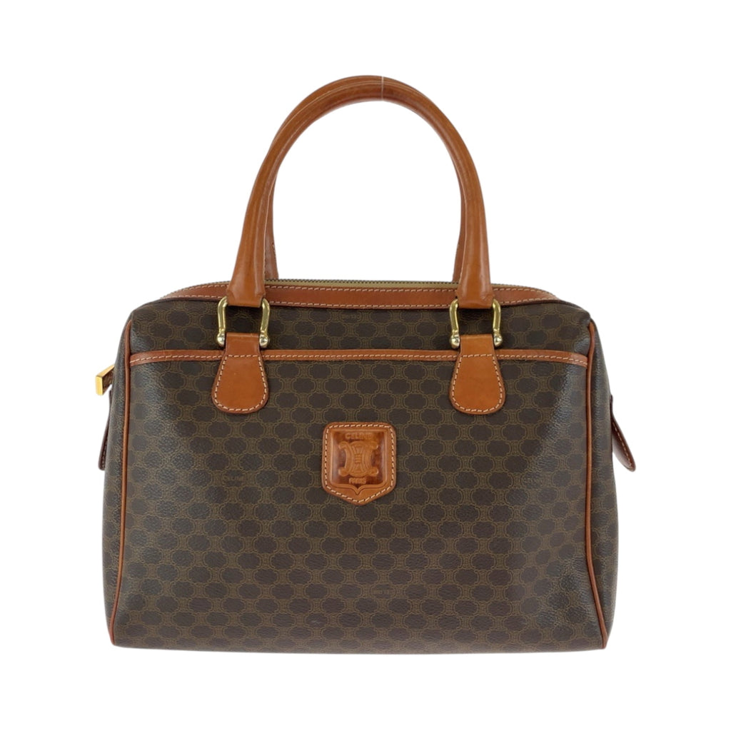 Vintage Duffle Bag Macadam Coated Canvas Large