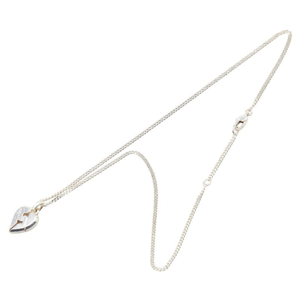 Knot Heart Pendant Necklace Sterling Silver