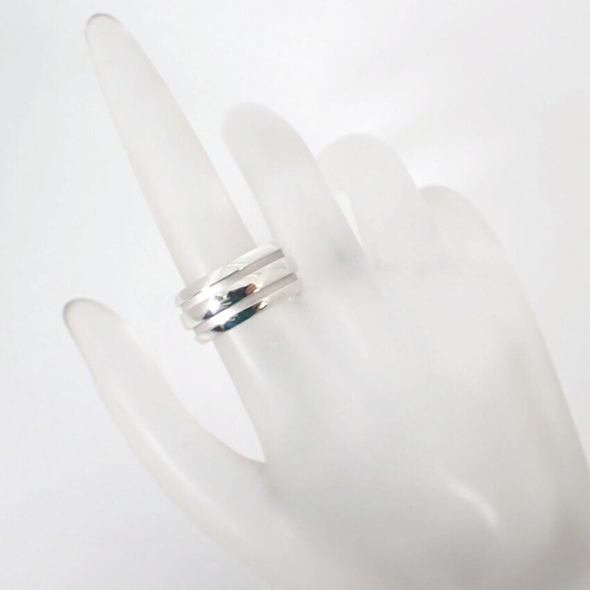 Double Line Ring Sterling Silver