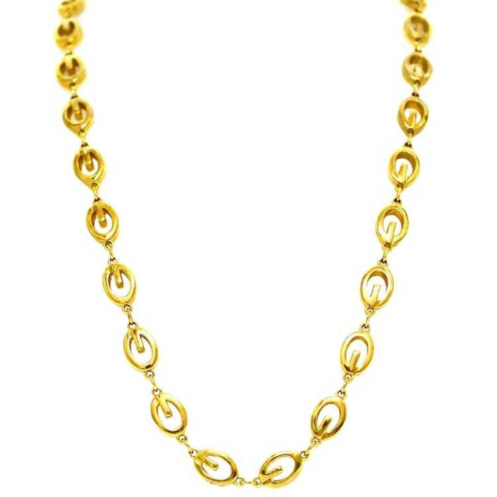 Pendant Necklace Metal Gold