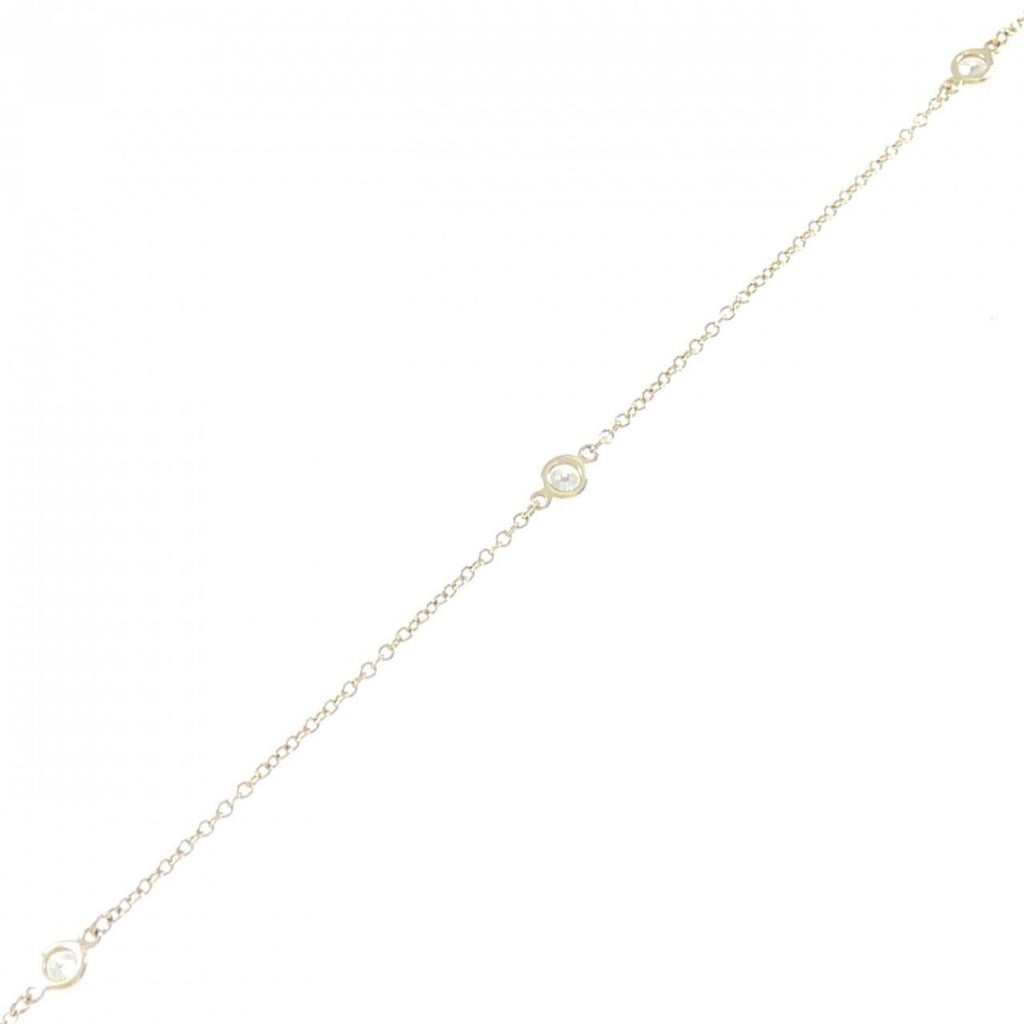 Elsa Peretti Diamonds By The Yard Pendant Necklace 18K Yellow Gold and Diamond
