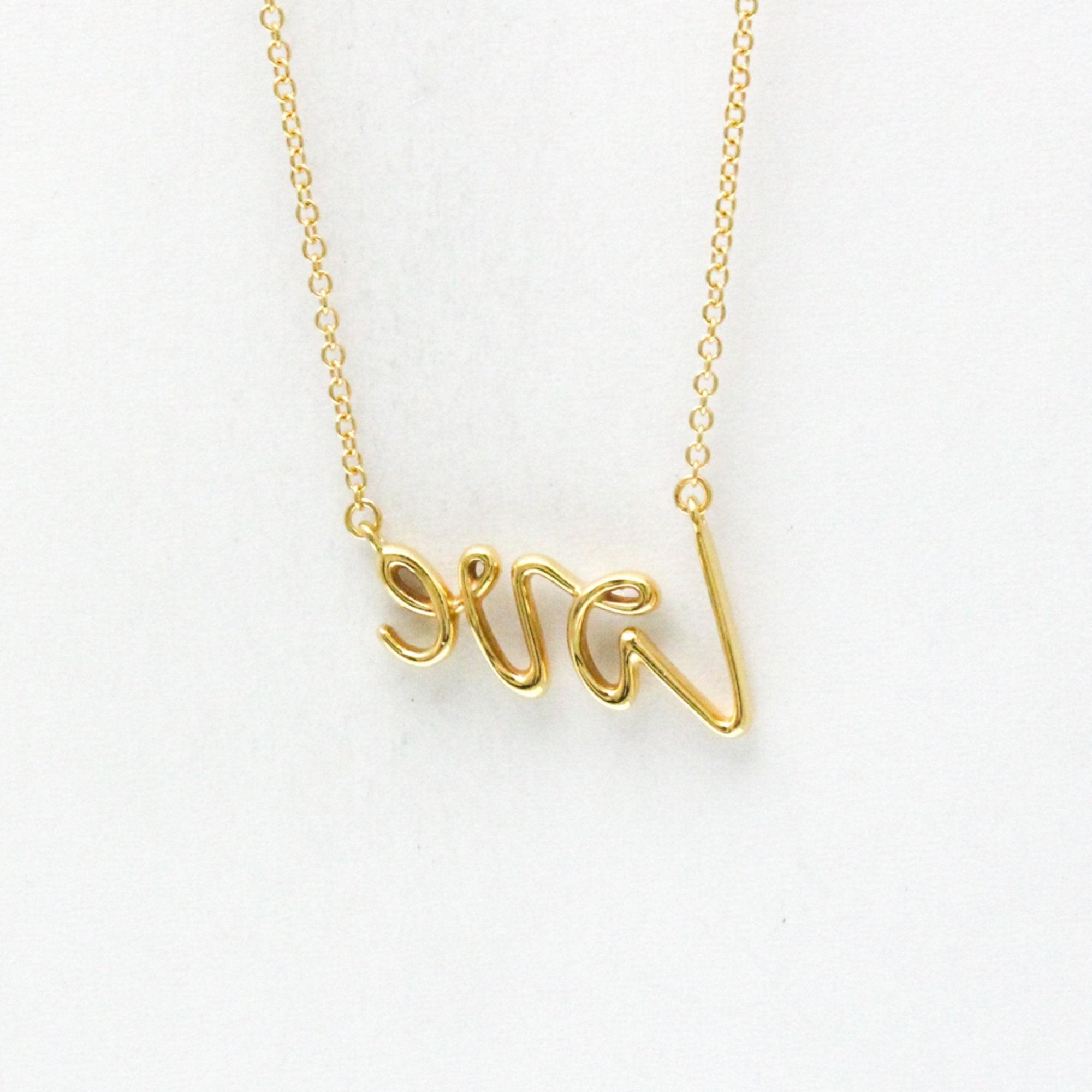 Pendant Necklace 18K Yellow Gold