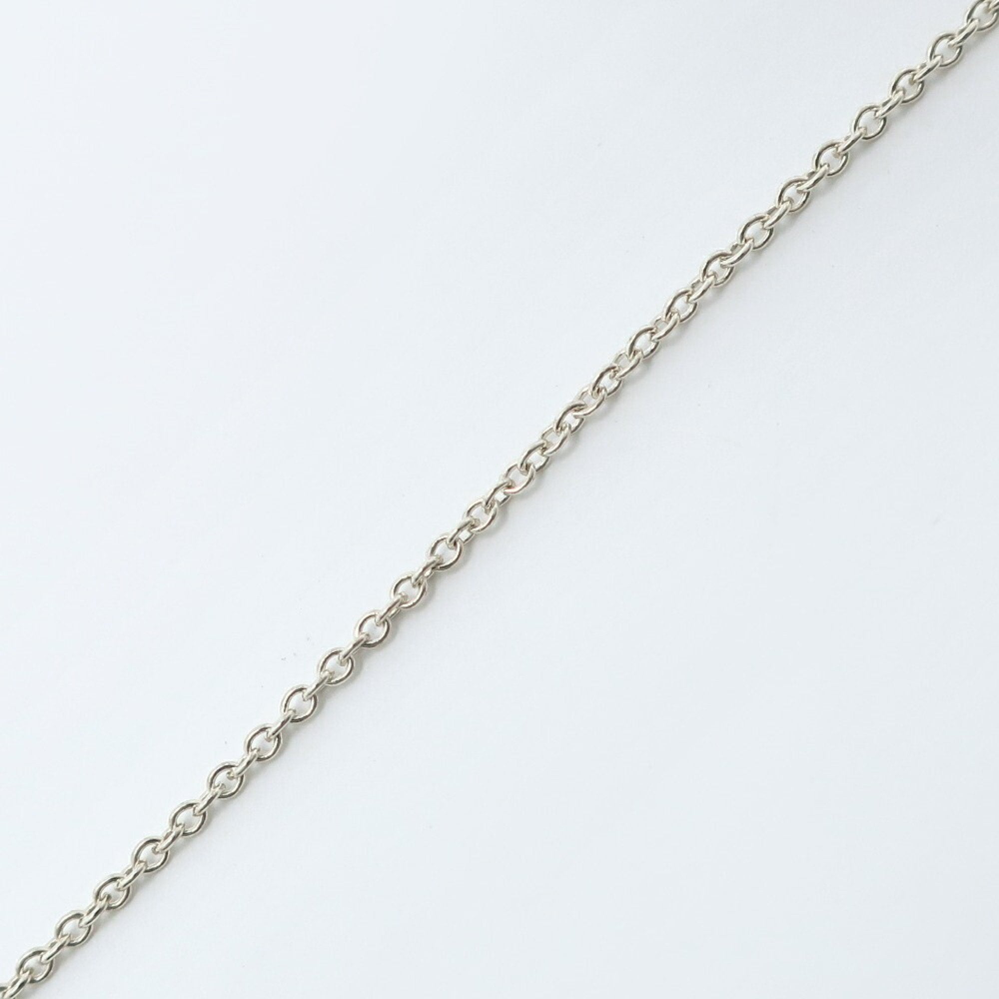 Open Heart Pendant Necklace Sterling Silver 14mm