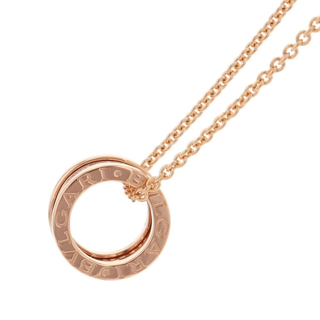 B.Zero1 Pendant Necklace 18K Rose Gold with Diamonds