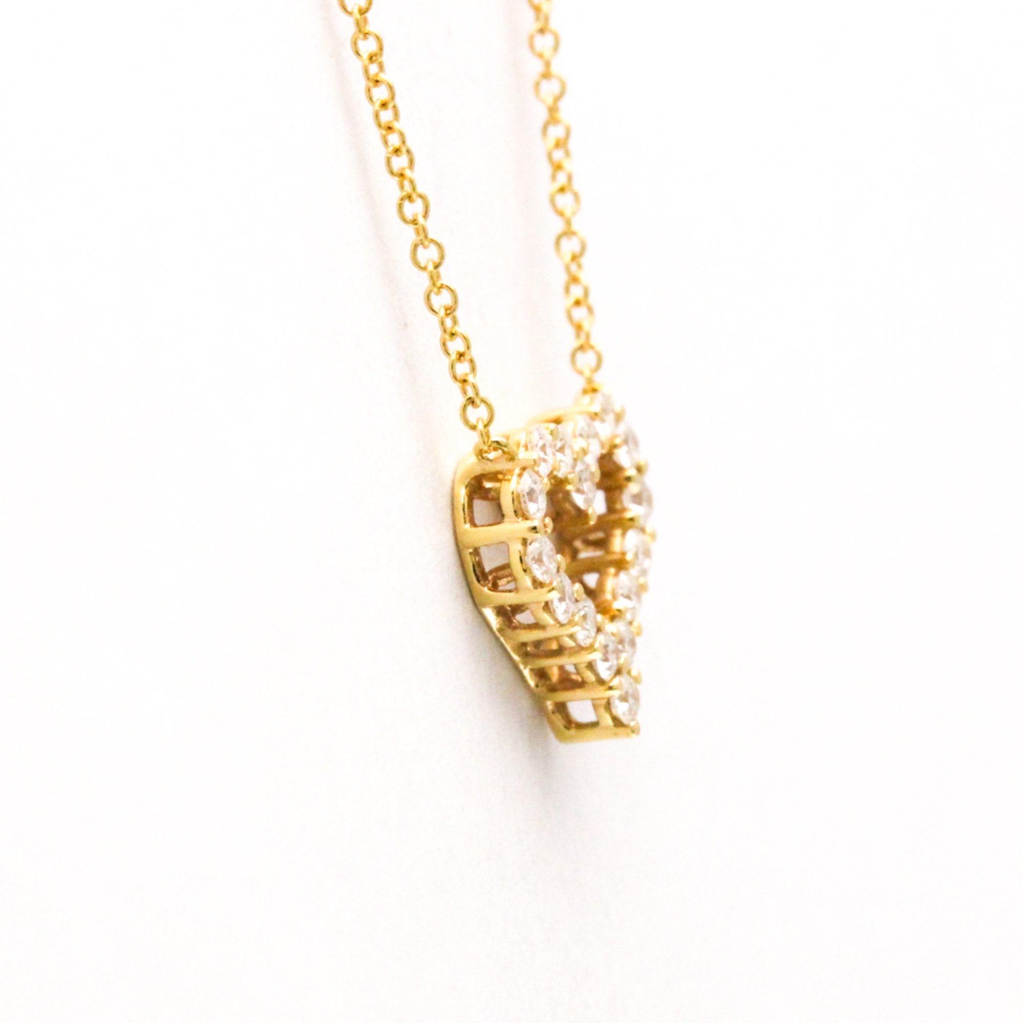Pendant Necklace 18K Rose Gold with Diamond Mini
