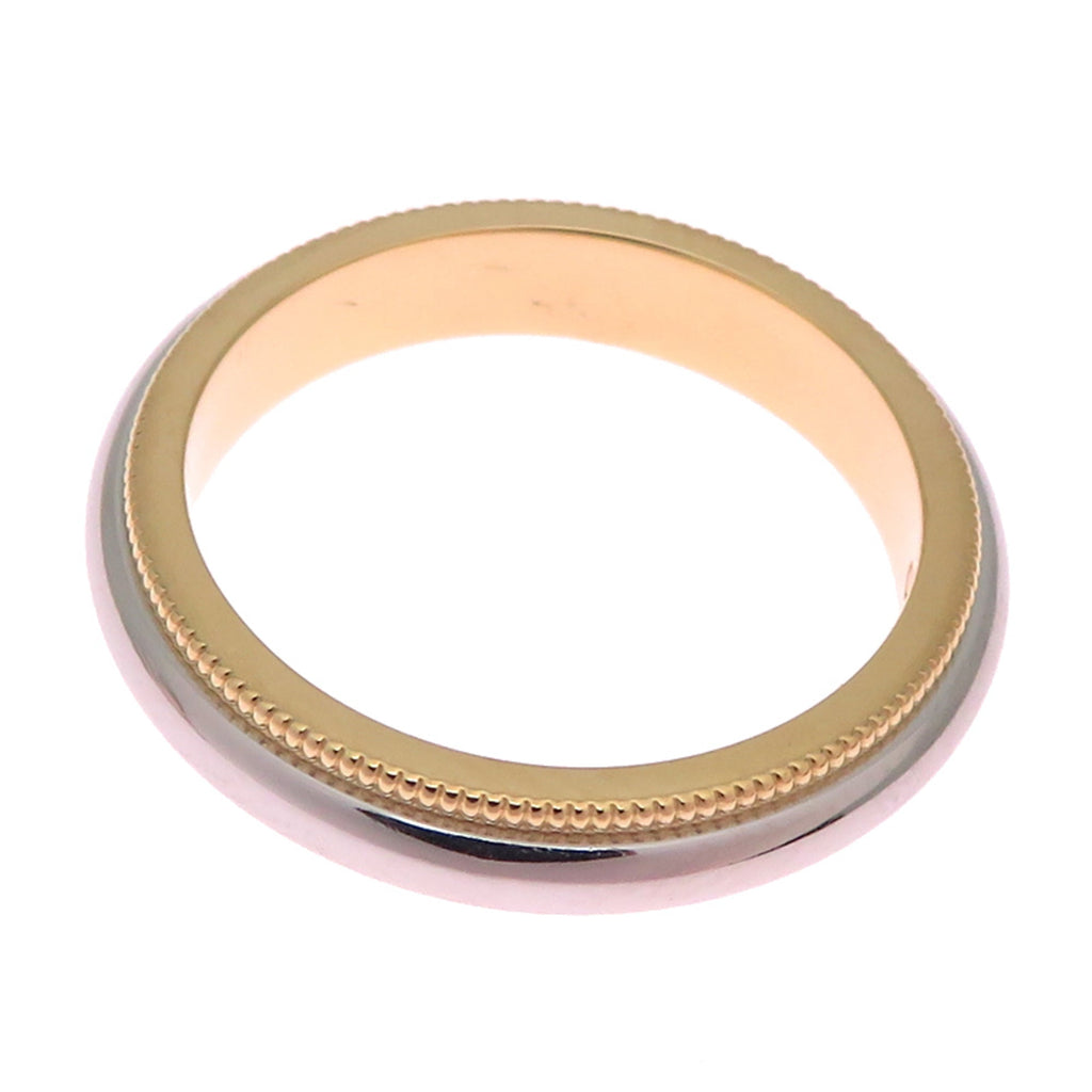 Milgrain Ring 18K Yellow Gold and Platinum