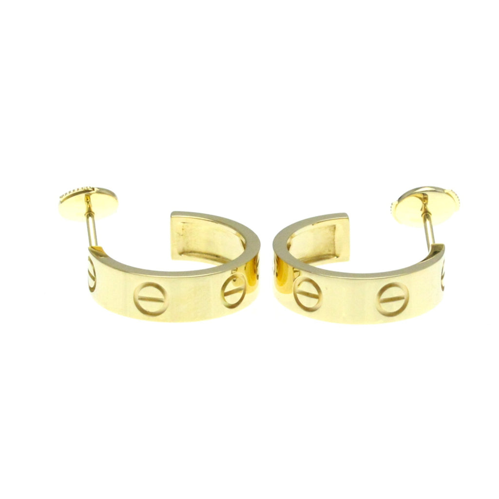 Love Half Hoop Earrings 18K Yellow Gold 18K Yellow Gold