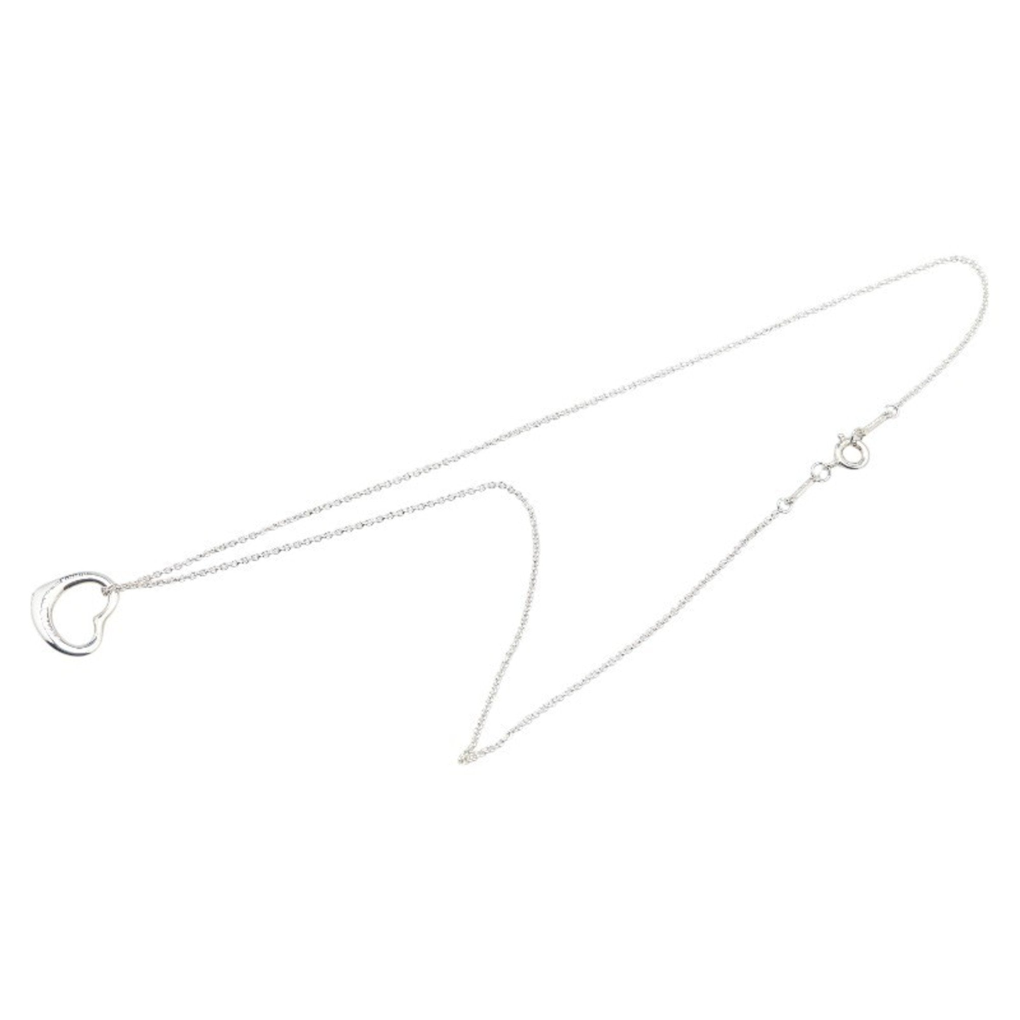 Heart Pendant Necklace Sterling Silver