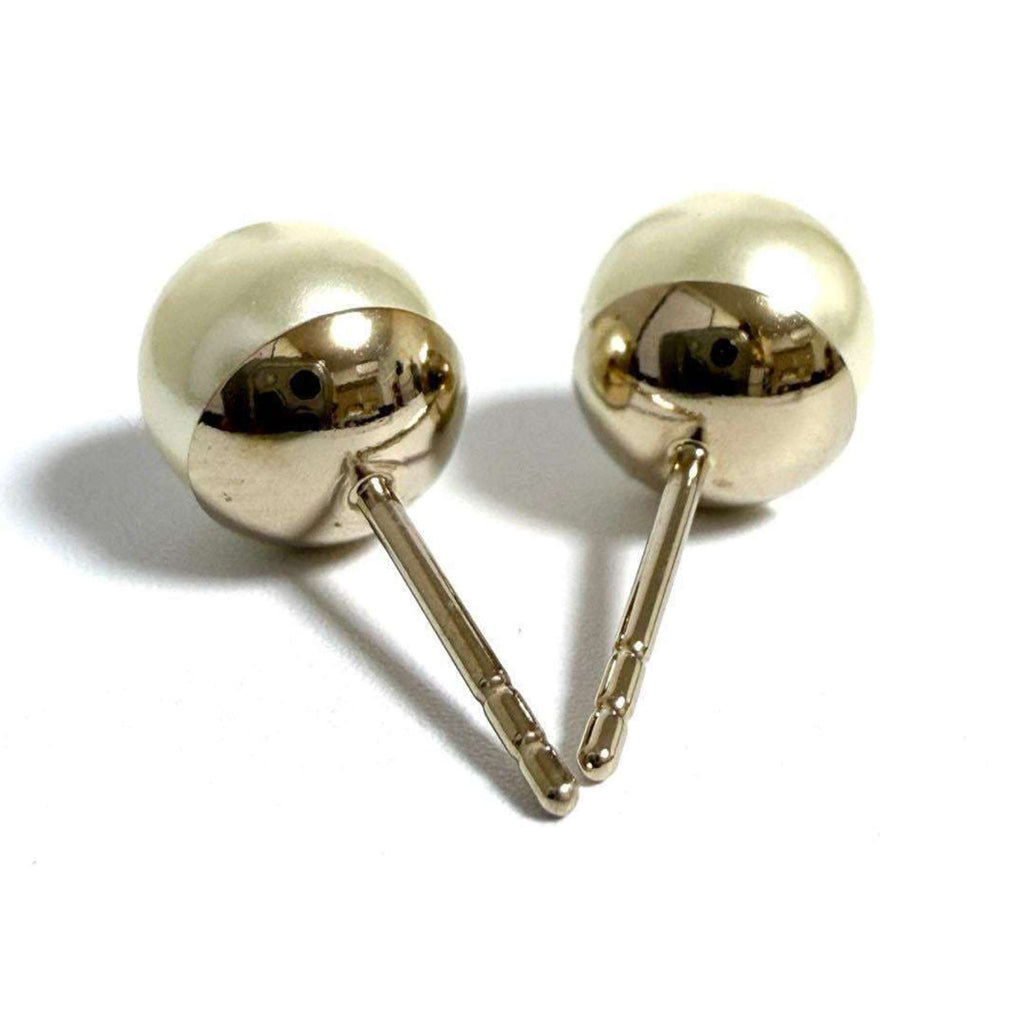 Tribal Earrings Artificial Pearl and Metal