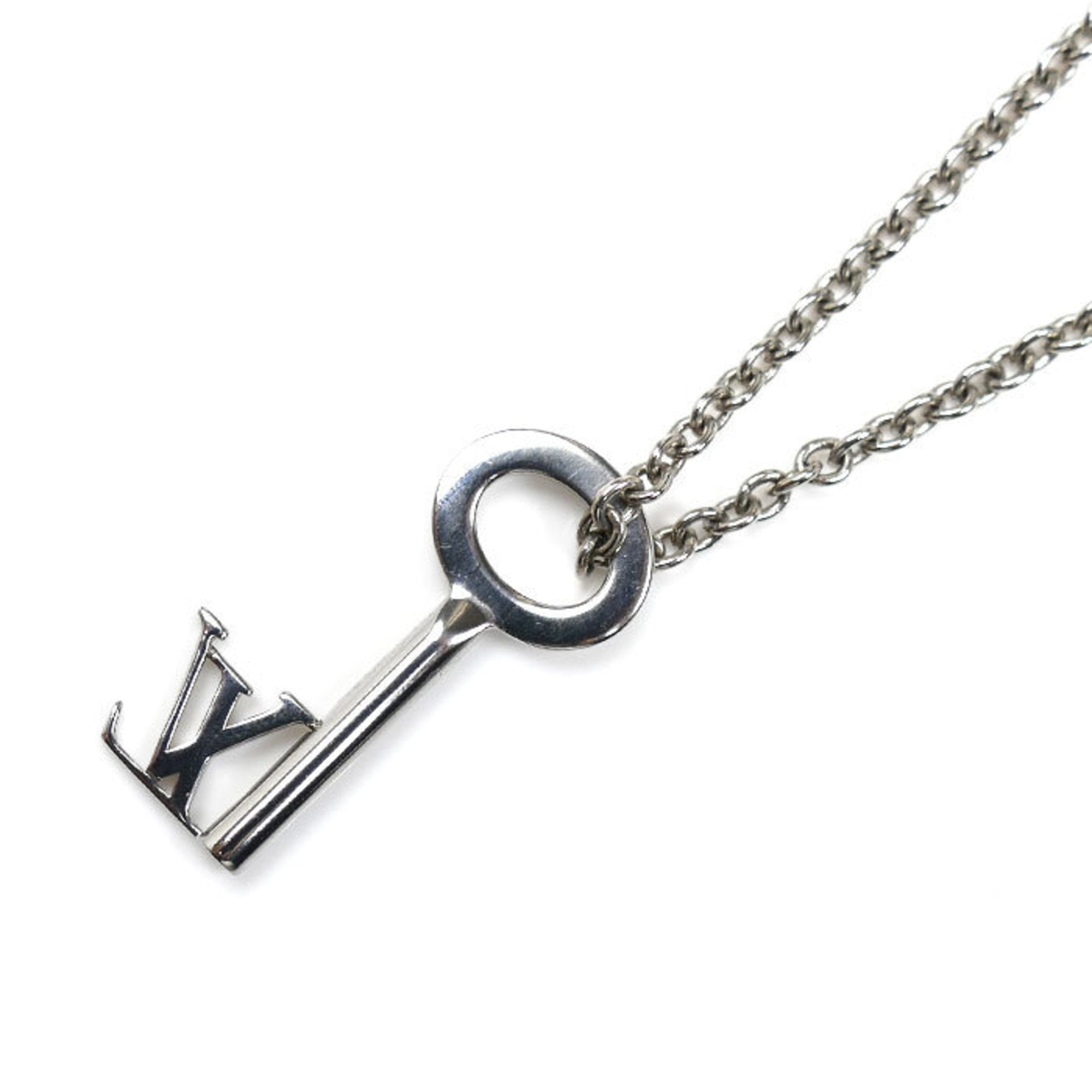 LV Key Pendant Necklace Metal