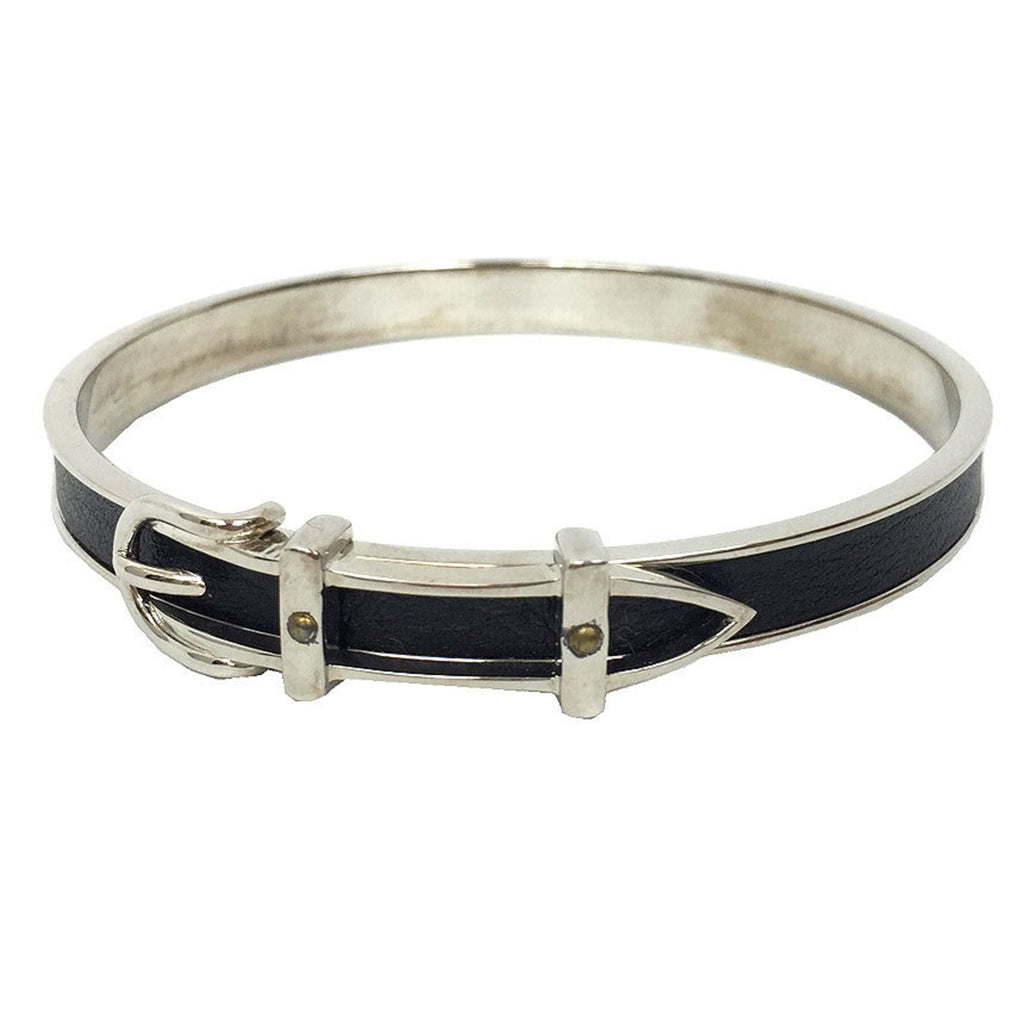 Belt Motif Bracelet Brass and Leather