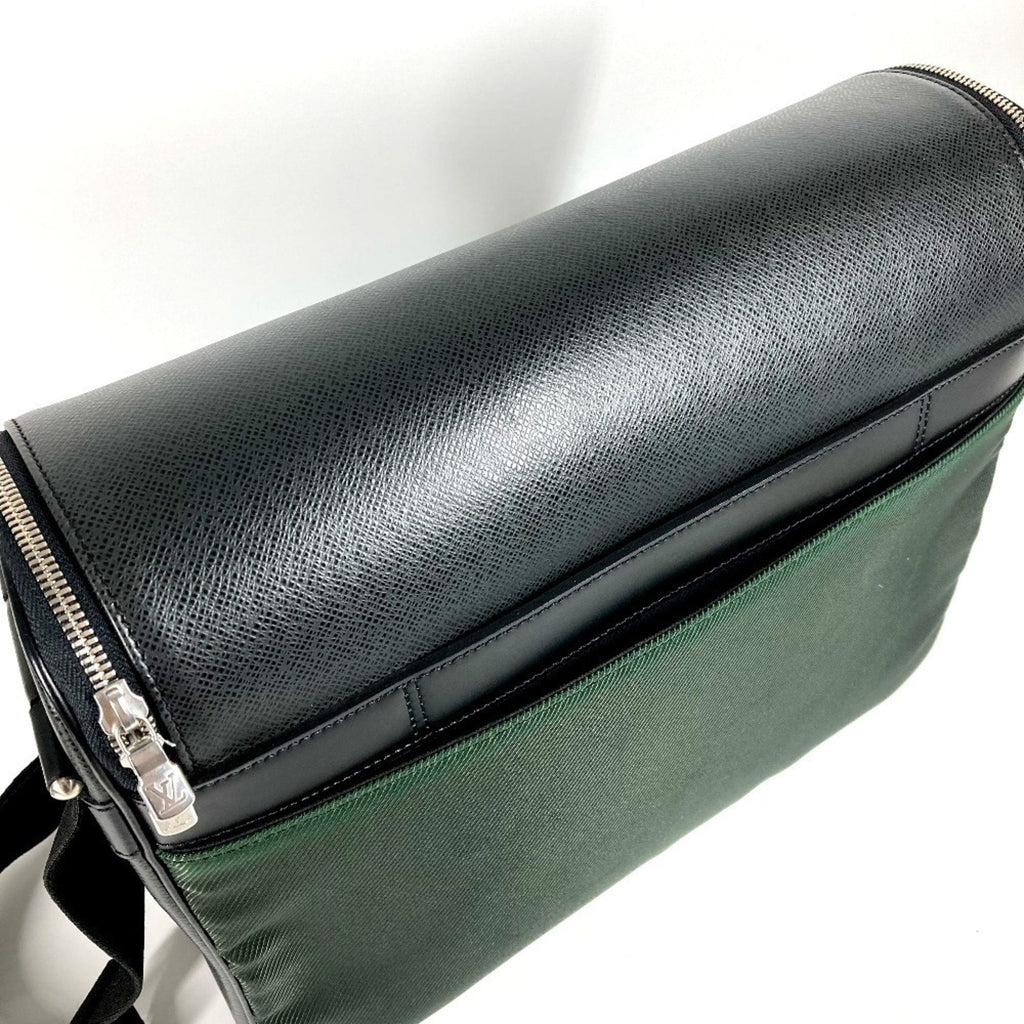 Taimyr Messenger Bag Taiga Leather and Canvas
