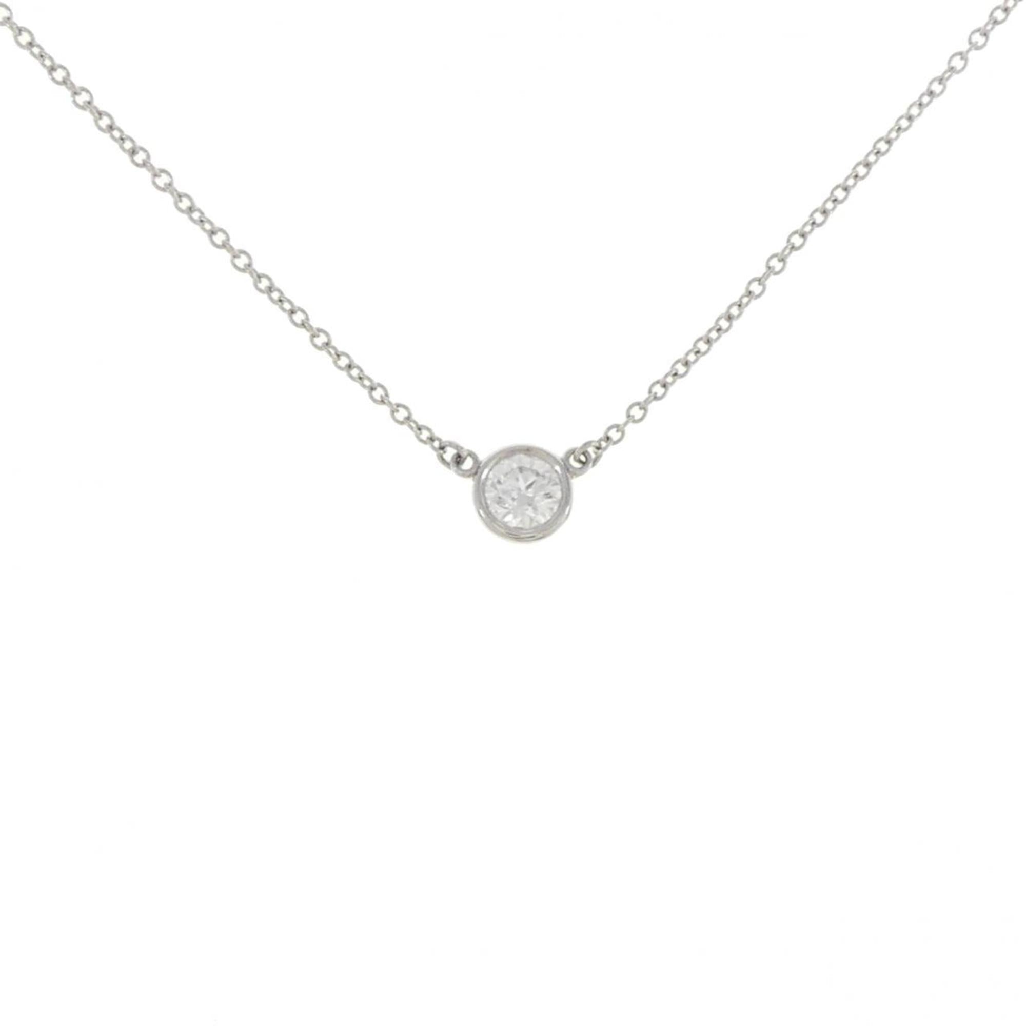 Elsa Peretti Diamonds By The Yard Pendant Necklace Platinum and Diamond