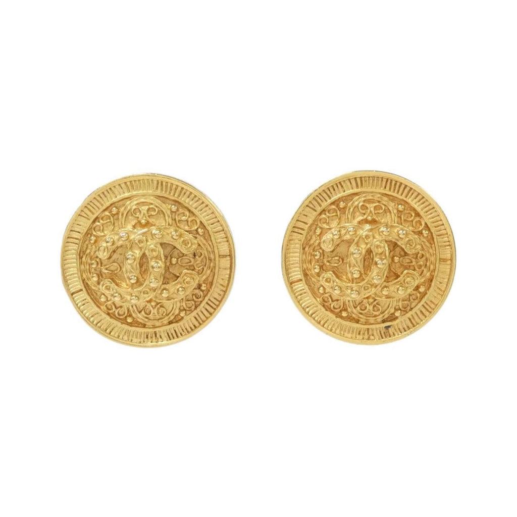 Clip-On Earrings Clip-On Gold-Tone Metal