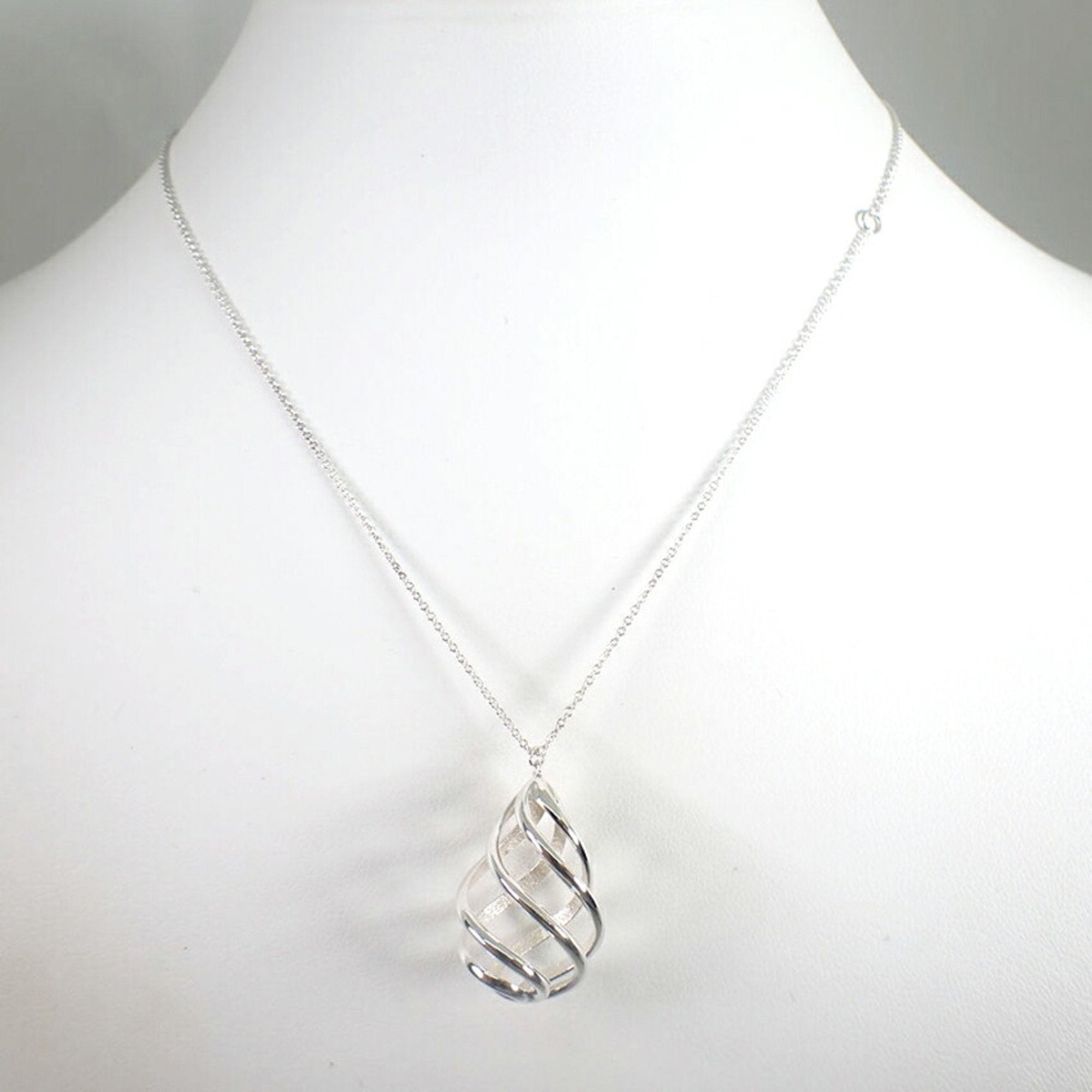 Venice Luce Drop Pendant Necklace Sterling Silver