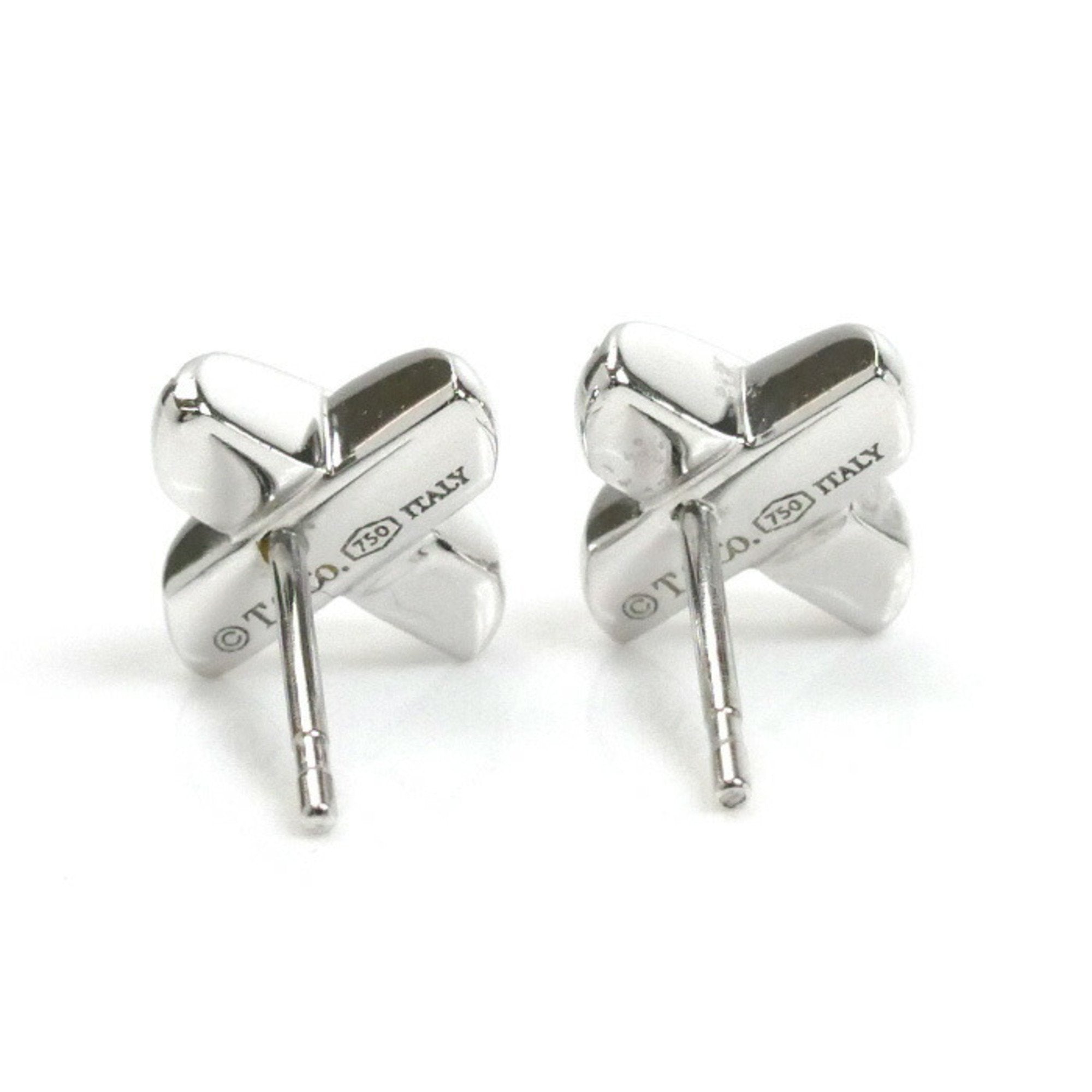 Earrings 18K White Gold