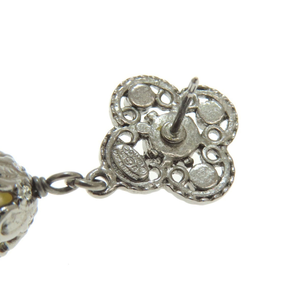 CC Logo Earrings Silver-Tone Metal Silver-Tone Metal