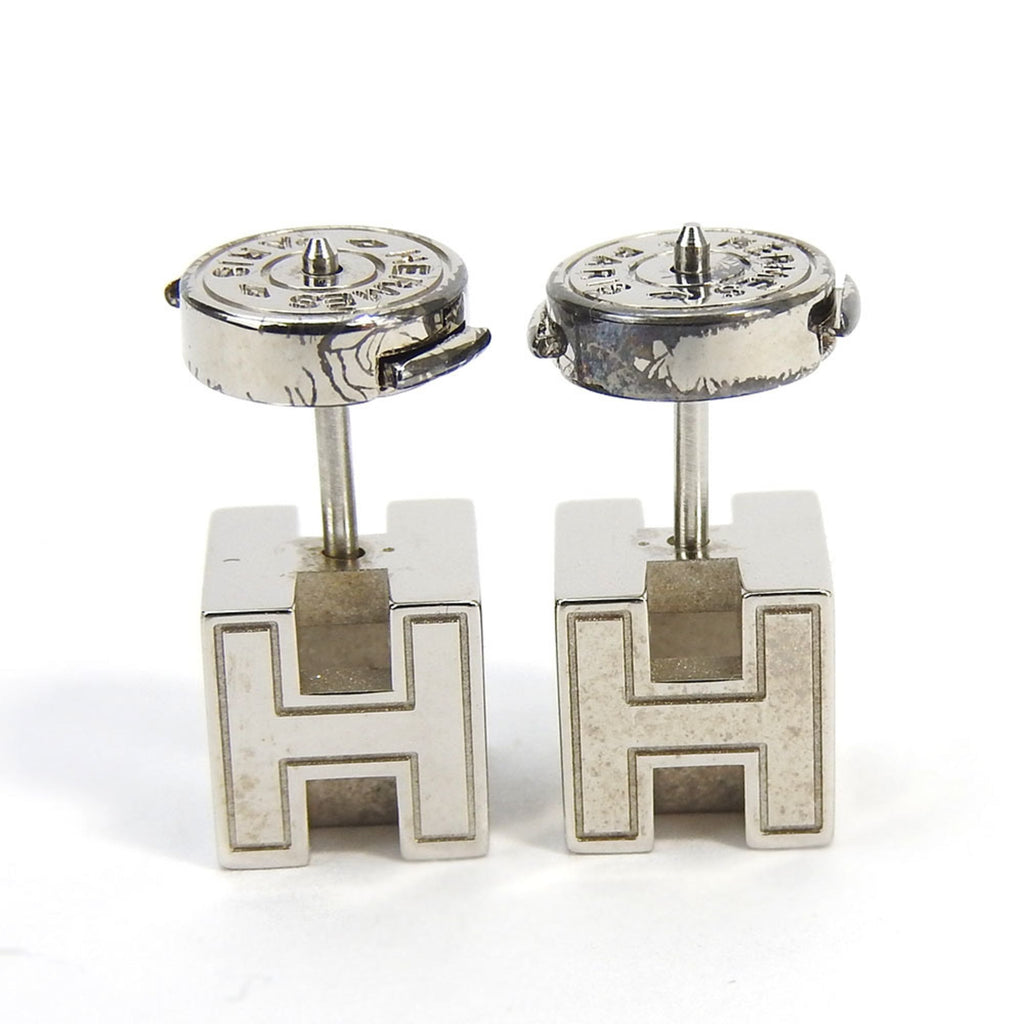 Cage d'h Earrings Metal Pink and Silver Silver-Tone Metal