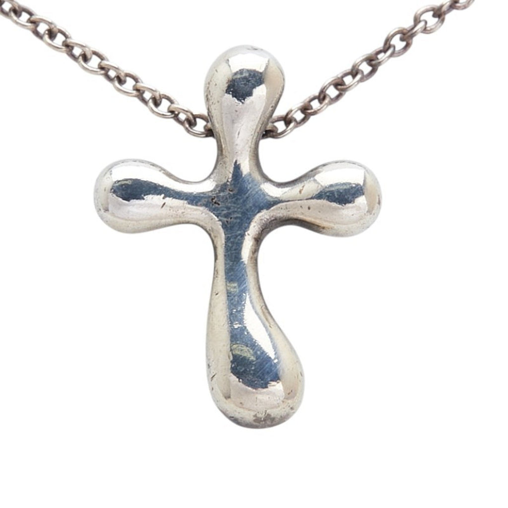 Cross Pendant Necklace Sterling Silver