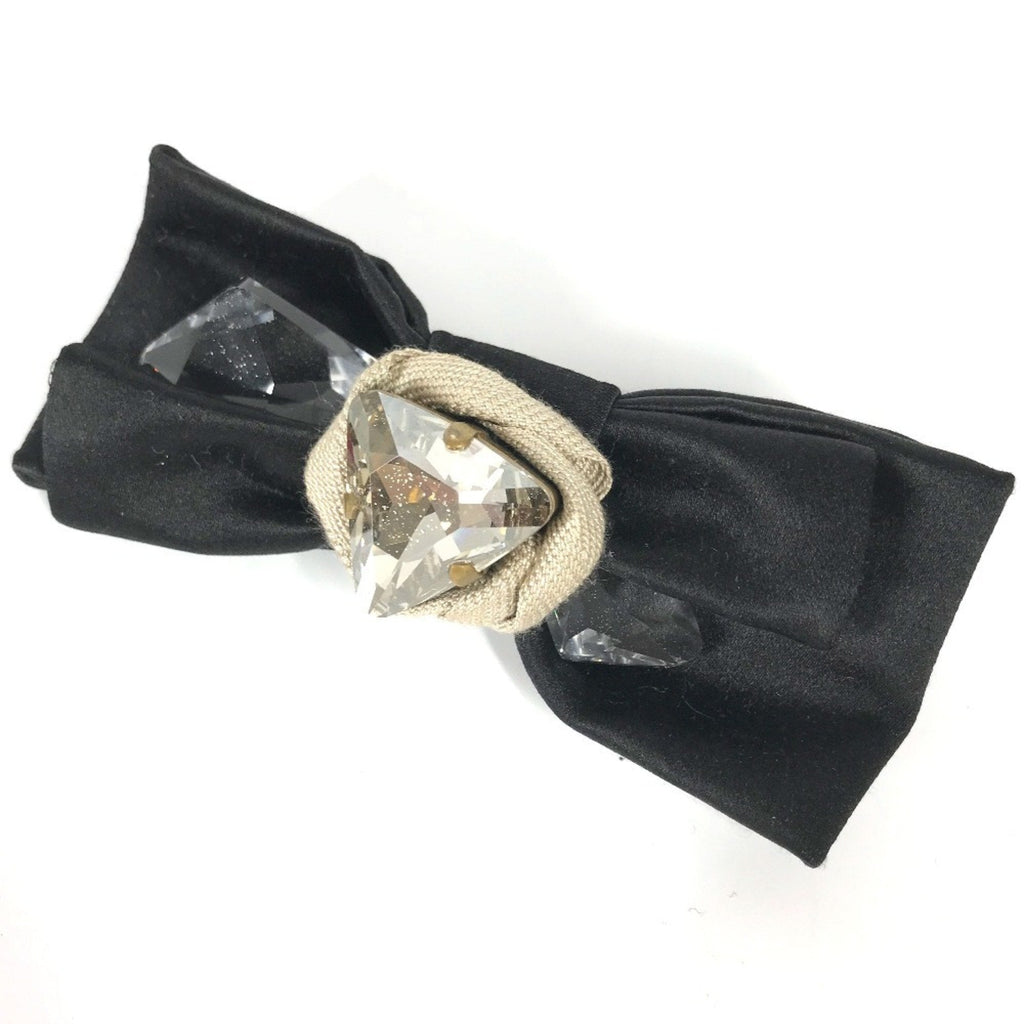 Brooch Silk Black