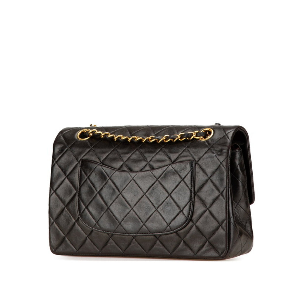 Vintage Classic Double Flap Bag Quilted Lambskin Medium