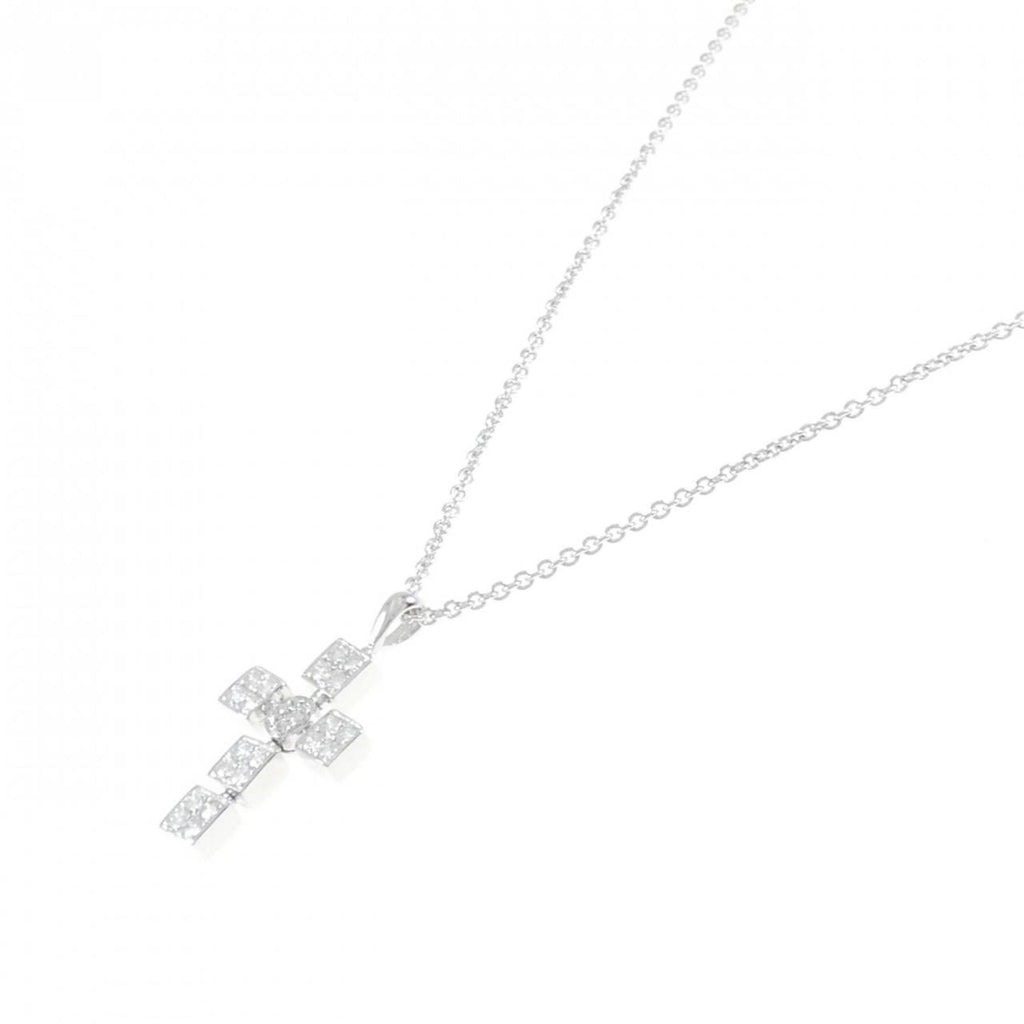 Lucia Pendant Necklace 18K White Gold